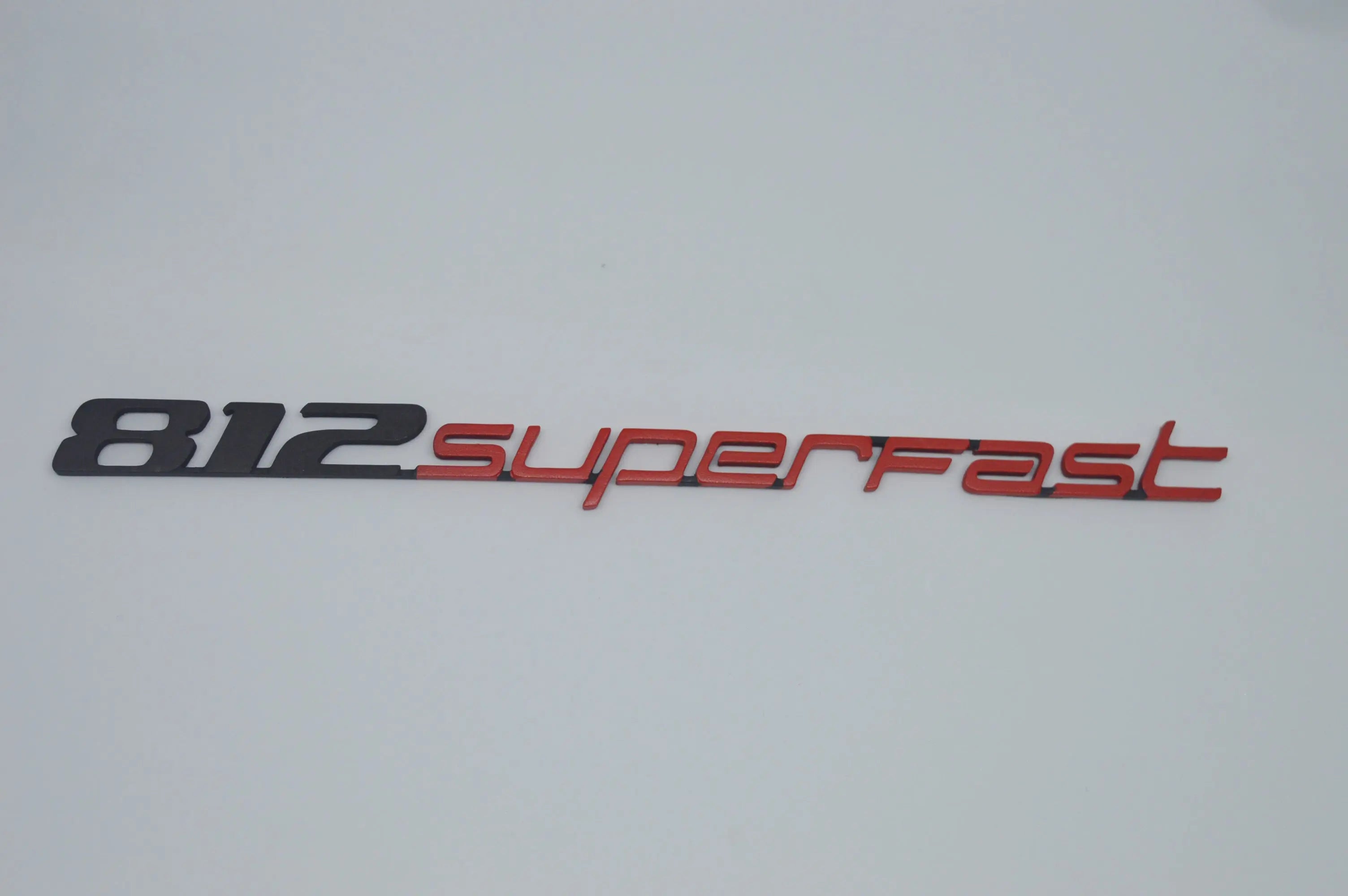 Ferrari 812superfast Rear Badge Emblem Black Italiaspares