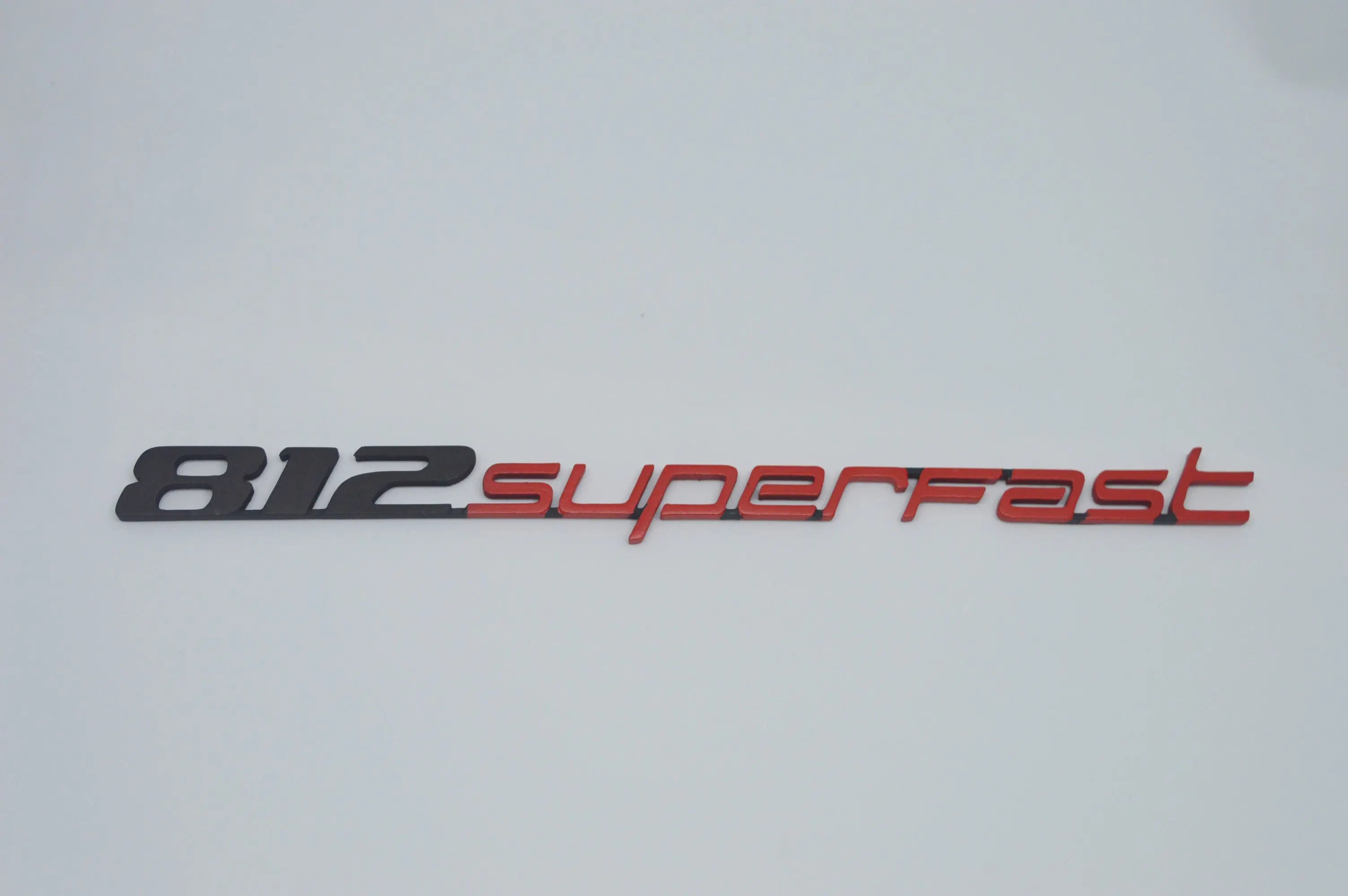 Ferrari 812superfast Rear Badge Emblem Black Italiaspares