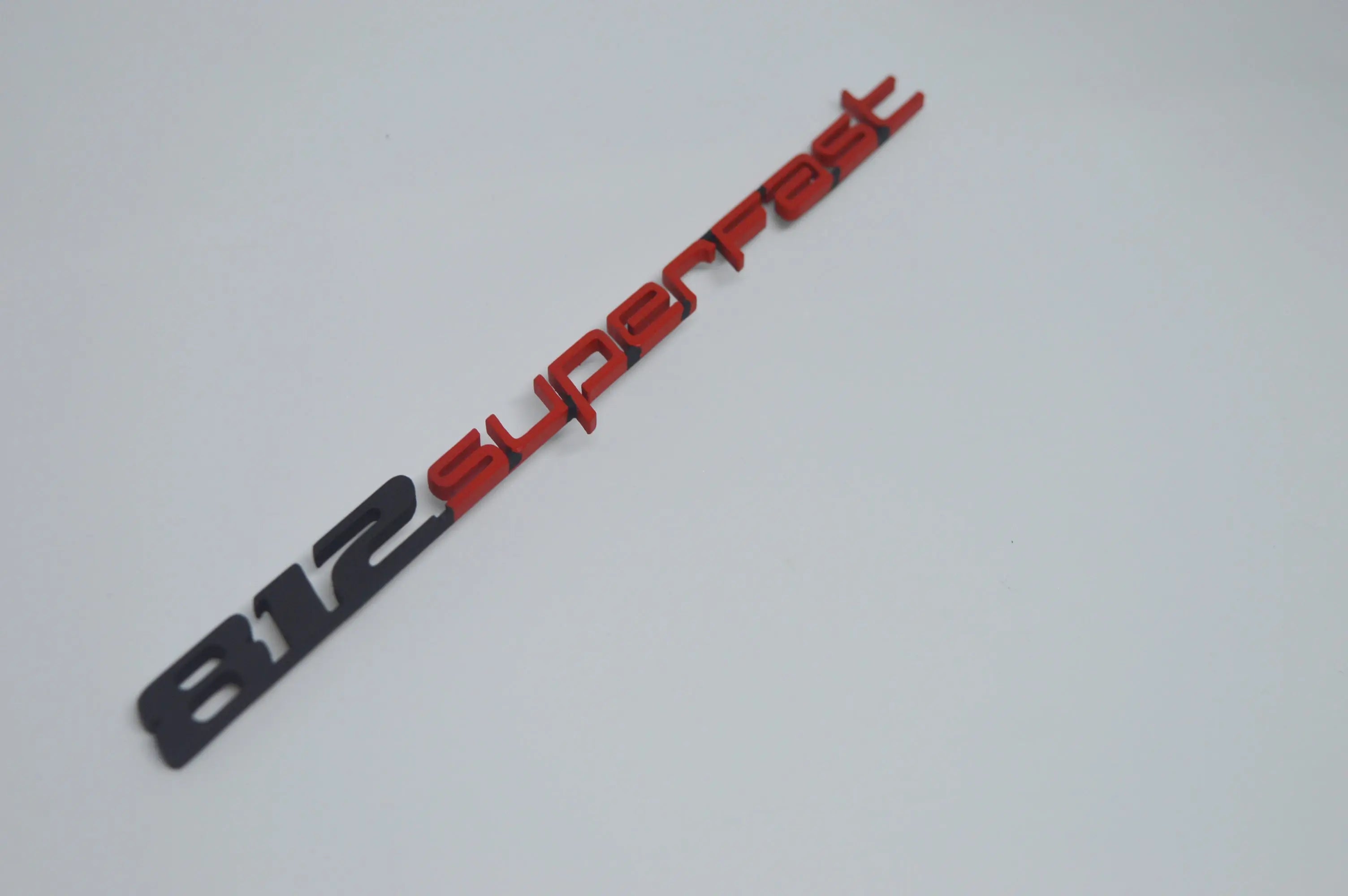 Ferrari 812superfast Rear Badge Emblem Black Italiaspares