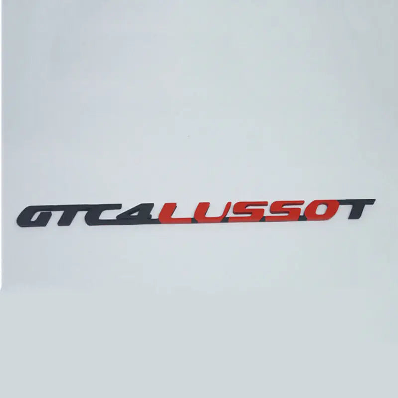 Ferrari GTC4LUSSOT Rear Badge Emblem Black Italiaspares