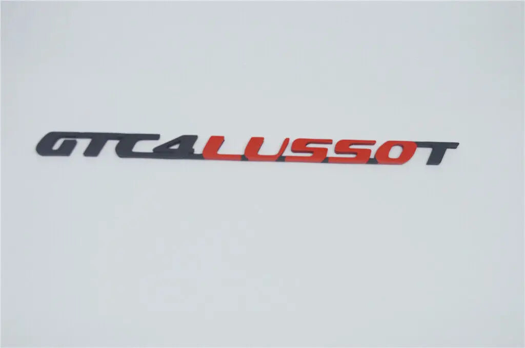 Ferrari GTC4LUSSOT Rear Badge Emblem Black Italiaspares
