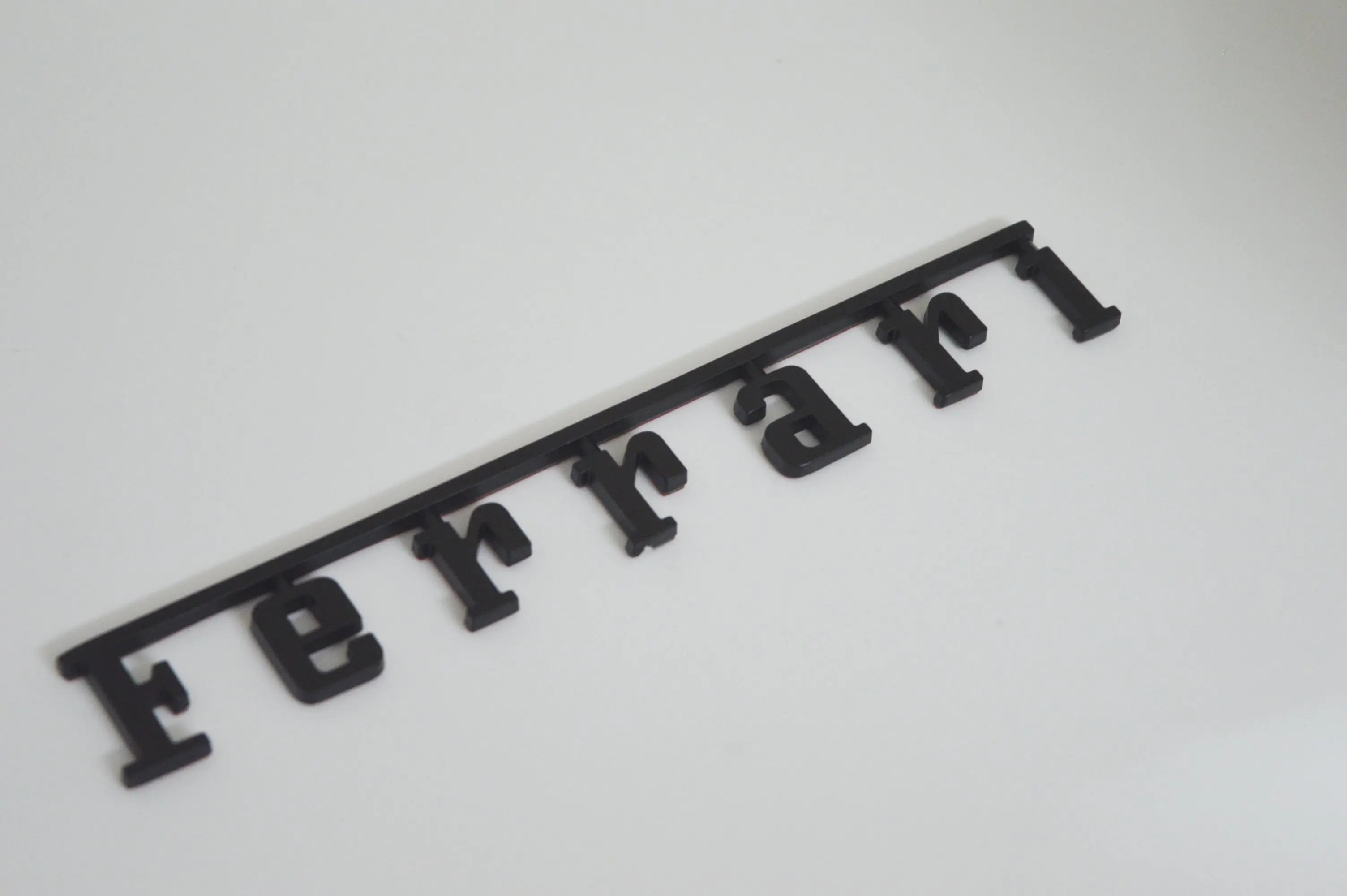 Ferrari Rear Badge Emblem Matte Black Italiaspares