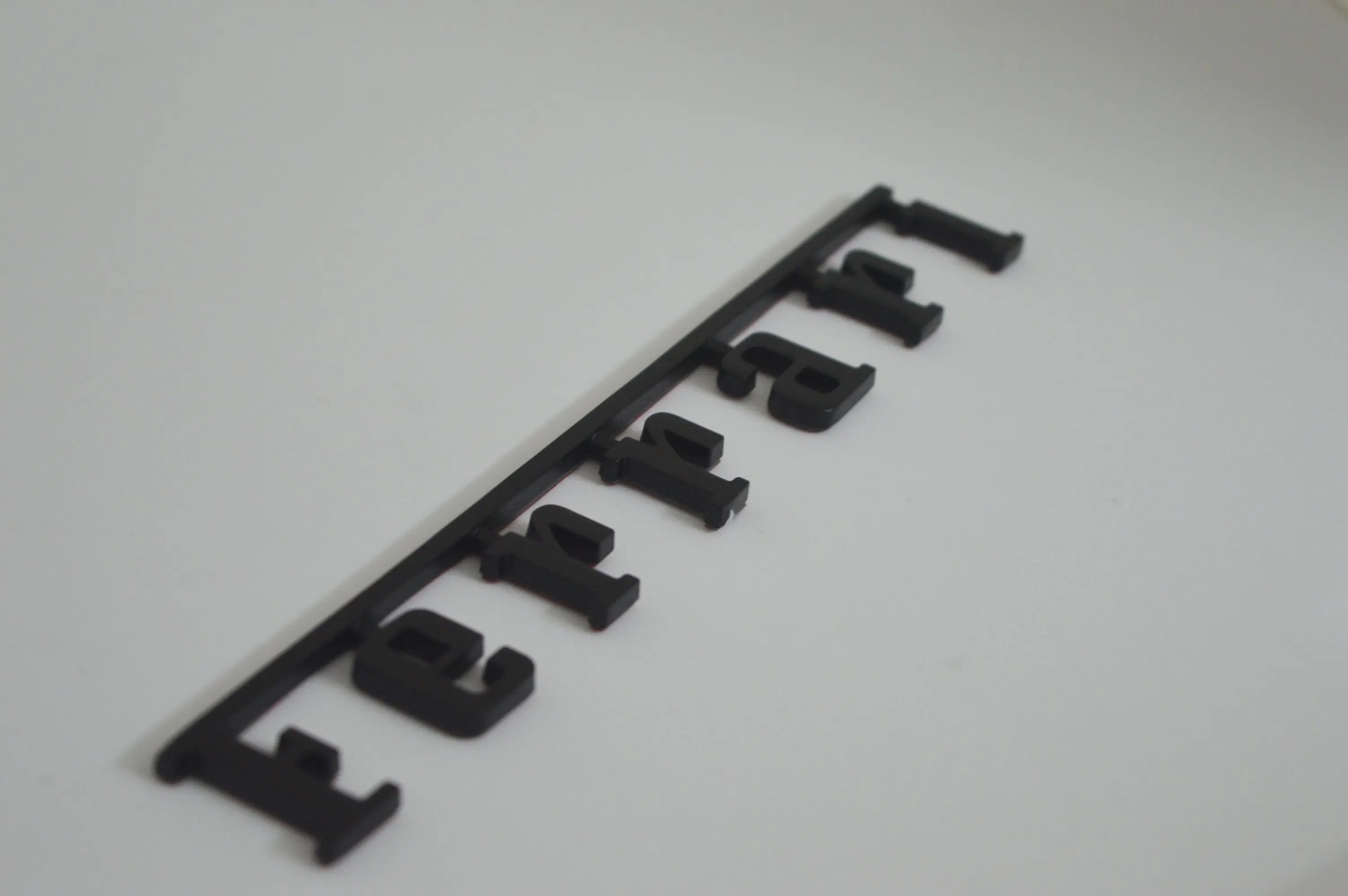 Ferrari Rear Badge Emblem Matte Black Italiaspares