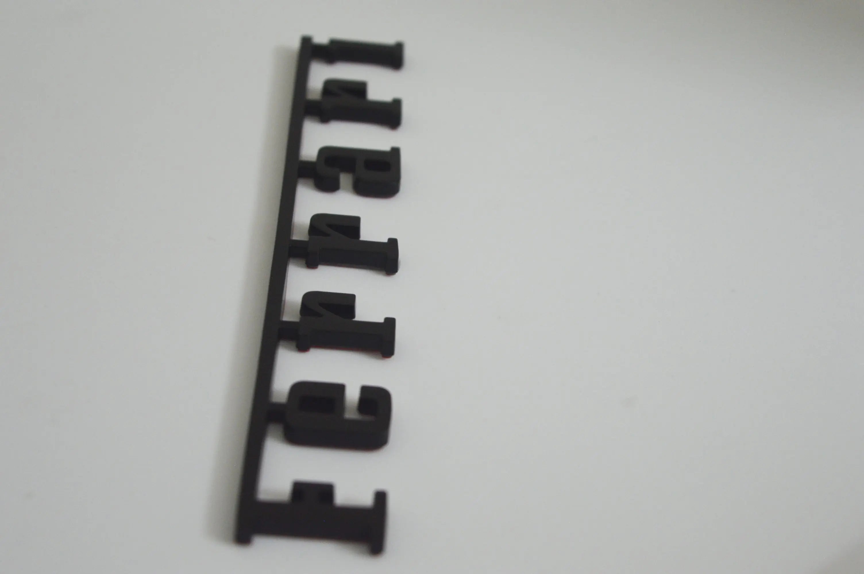 Ferrari Rear Badge Emblem Matte Black Italiaspares