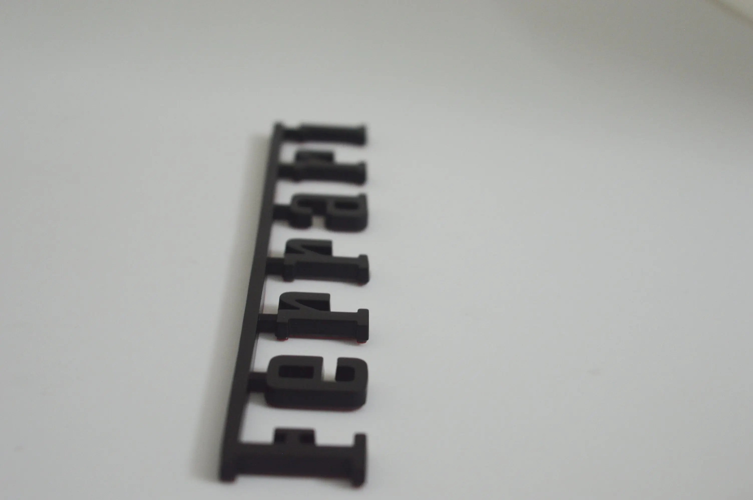 Ferrari Rear Badge Emblem Matte Black Italiaspares