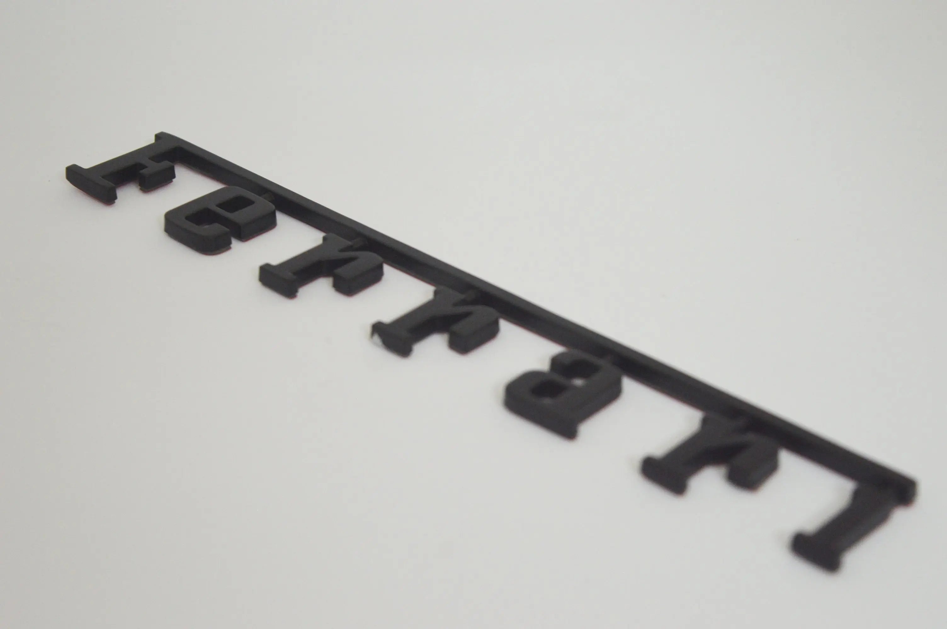 Ferrari Rear Badge Emblem Matte Black Italiaspares