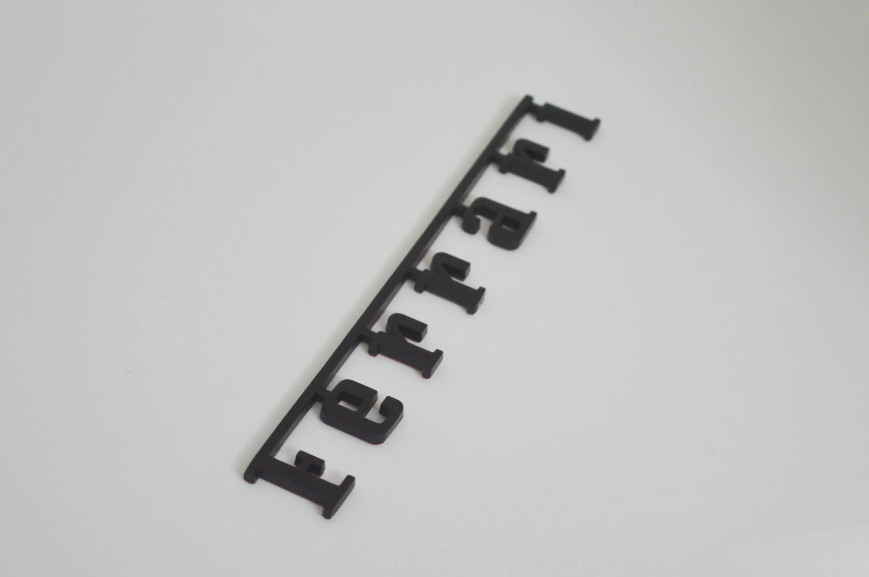 Ferrari Rear Badge Emblem Matte Black Italiaspares