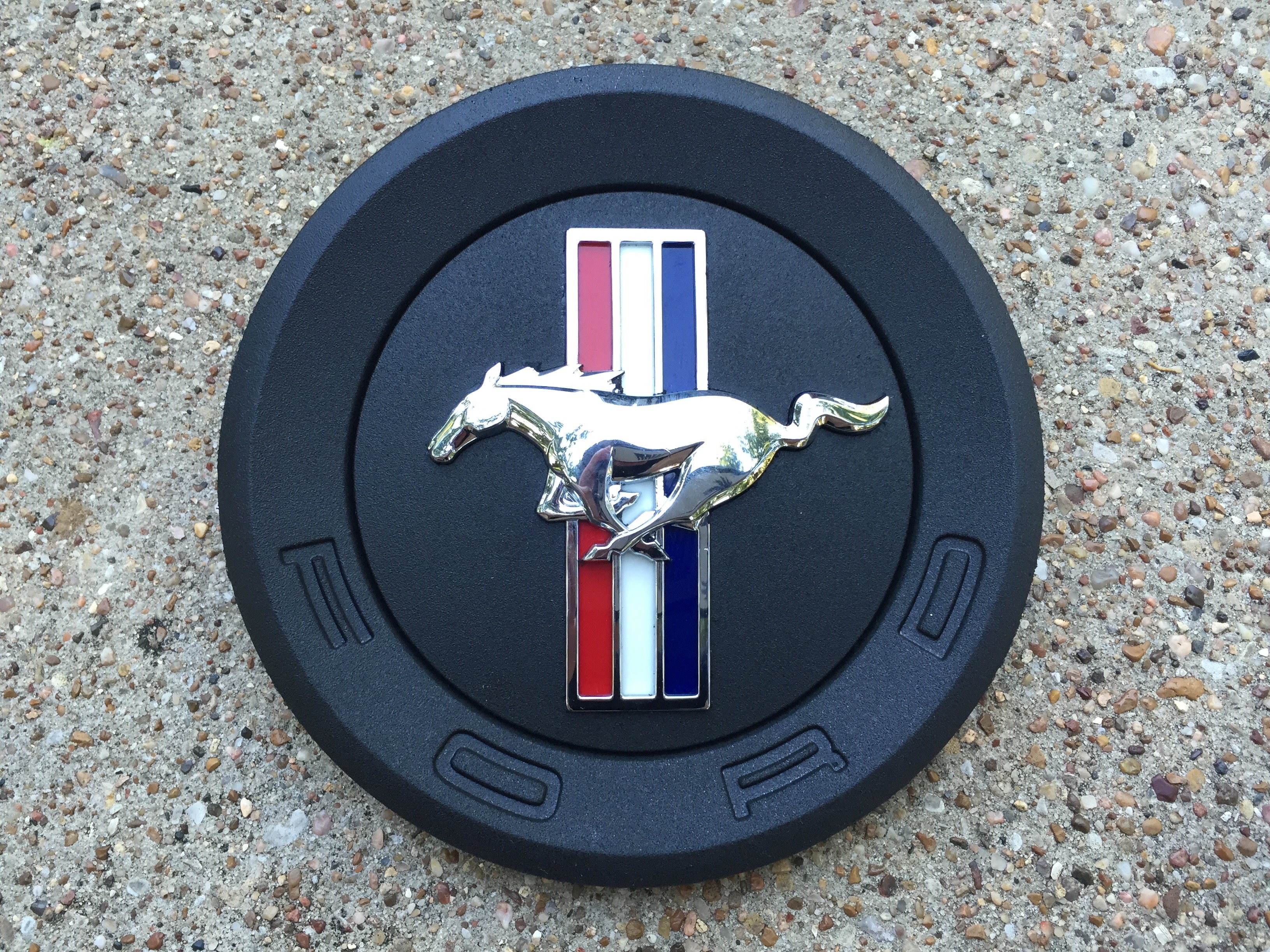 Classic Ford Mustang GT Running Horse Rear Badge Emblem New Italiaspares