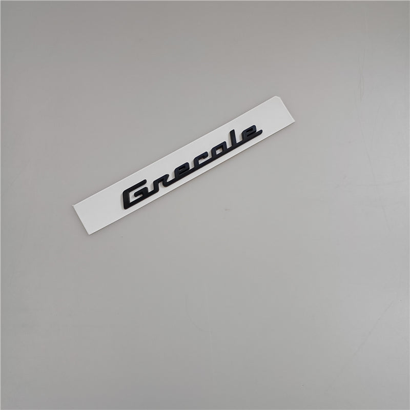 1XMaserati Grecale Rear On Boot Lld Trofeo Emblem Matte Black Badge Brand New Italiaspares