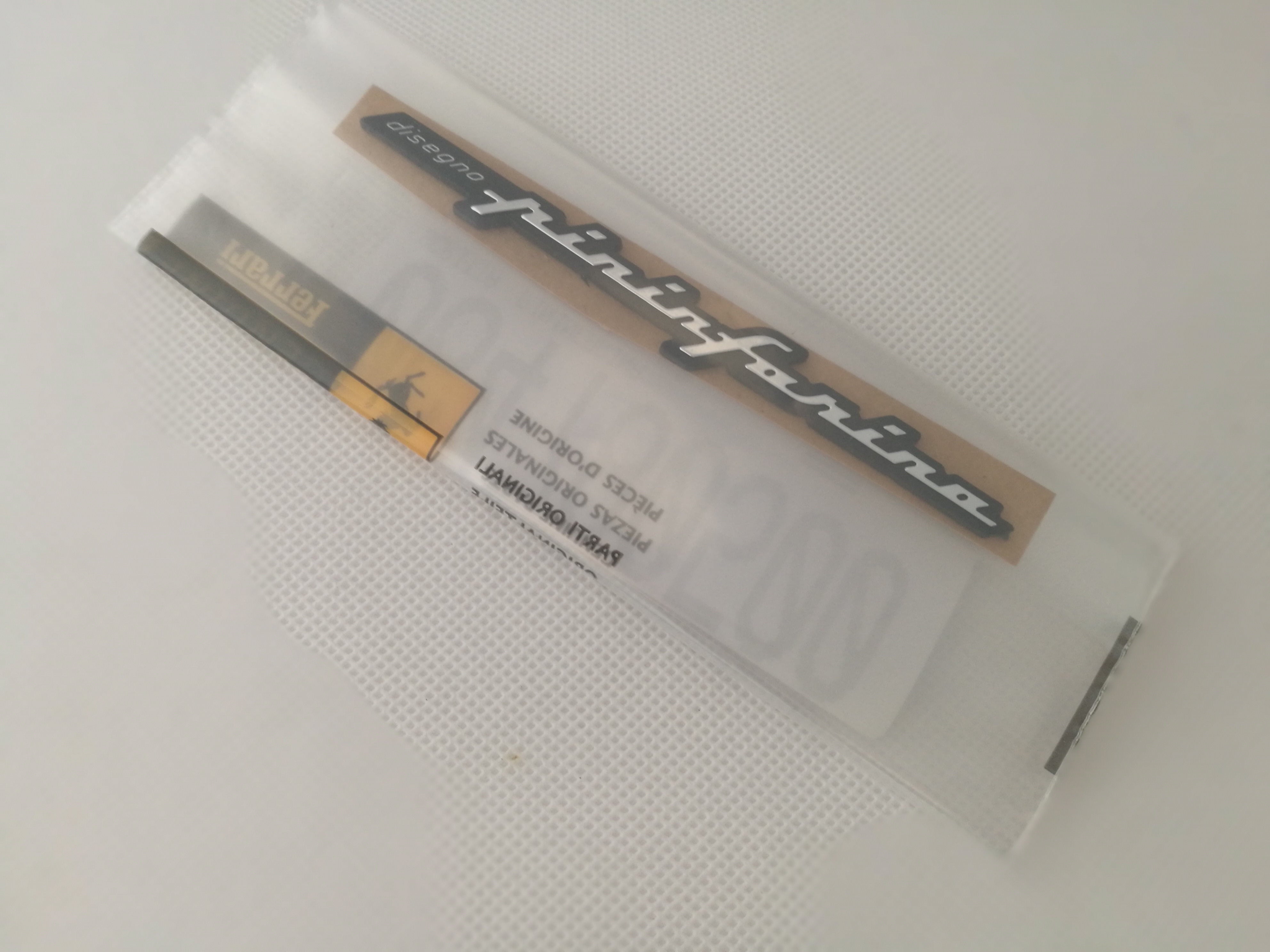 Genuine Ferrari 456 360 430 575 Pininfarina Badge Script Emblem 64780500 Factory