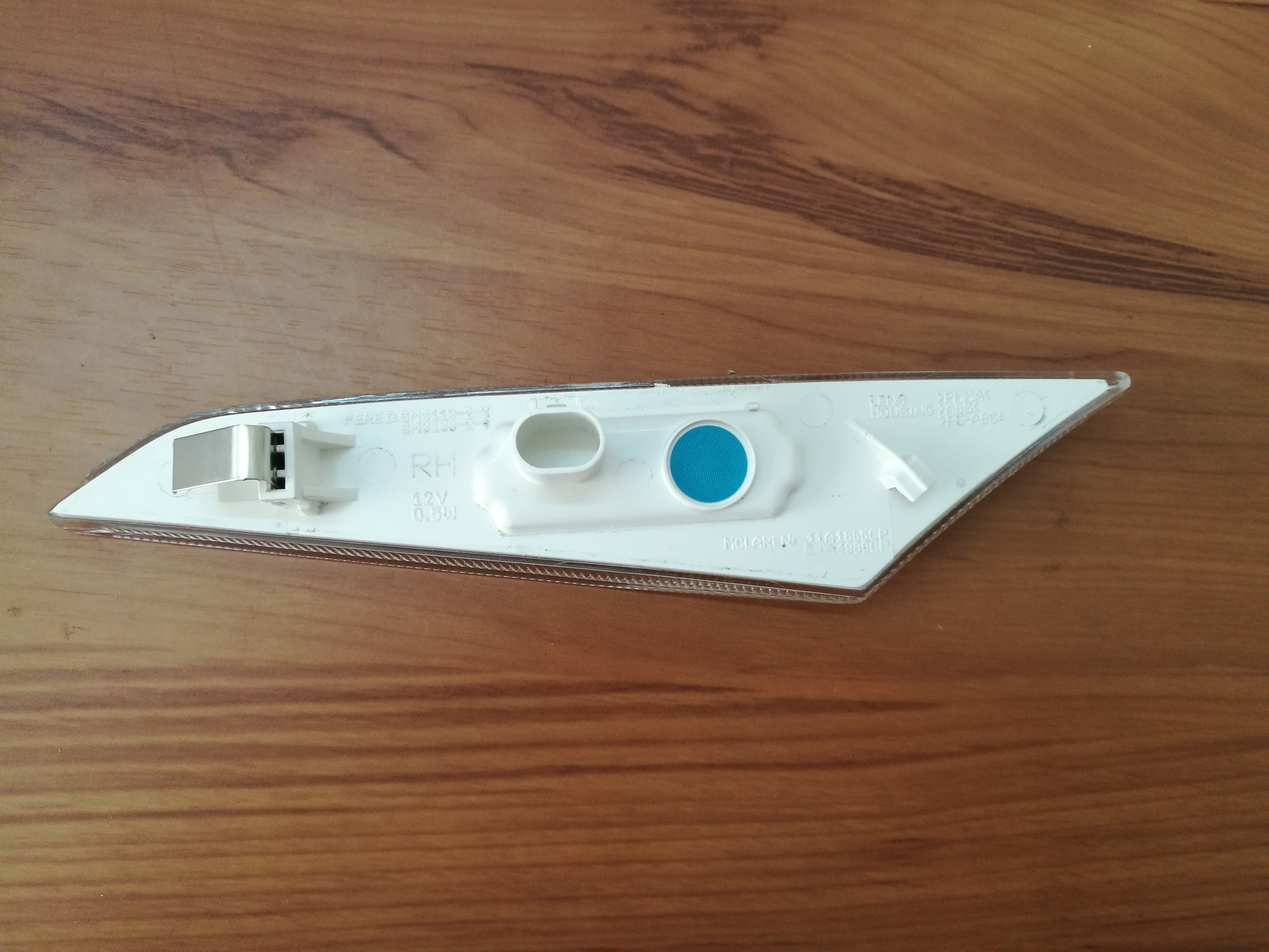 Genuine McLaren MP4-12C Front Right Side Marker Lamp White 11A4989CP Factory