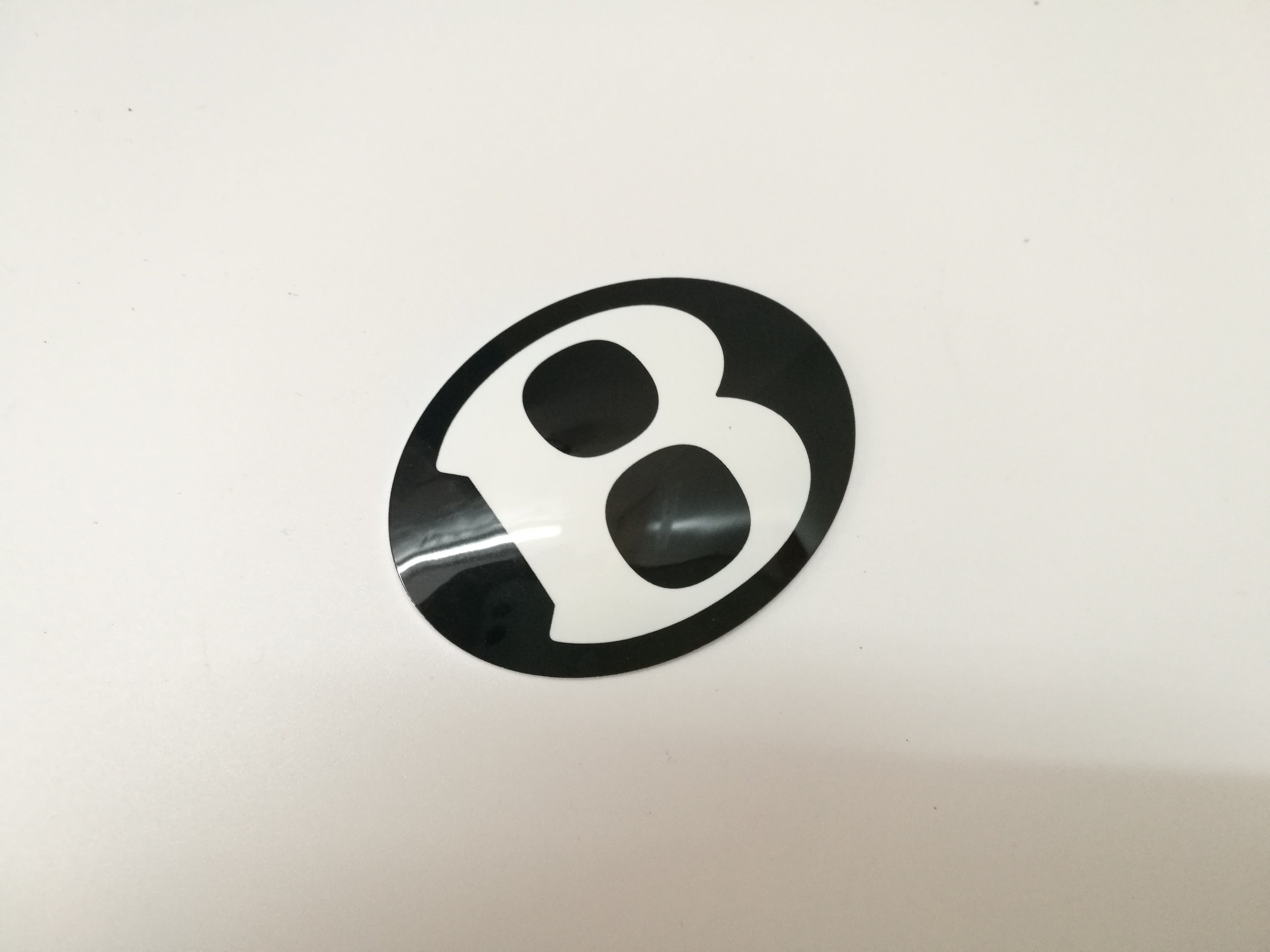 Genuine Bentley Continental Flying Spur Rear Hood Bonnet "B"badge 3W8853680J Factory