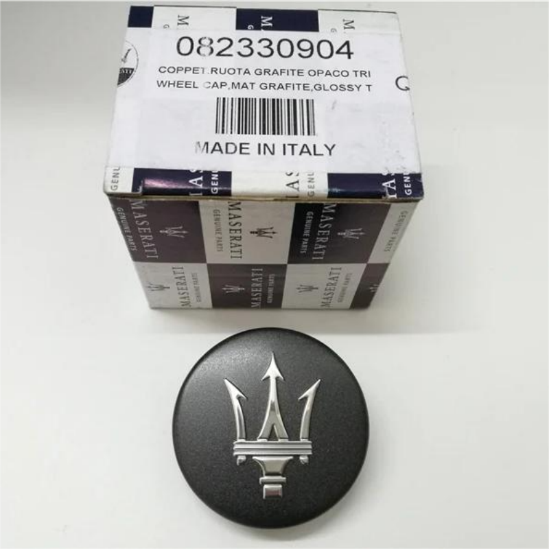 1X Genuine Maserati GT 4.2 4.7 Wheel Centre Cap Hub 82330904 Graphite Black Factory