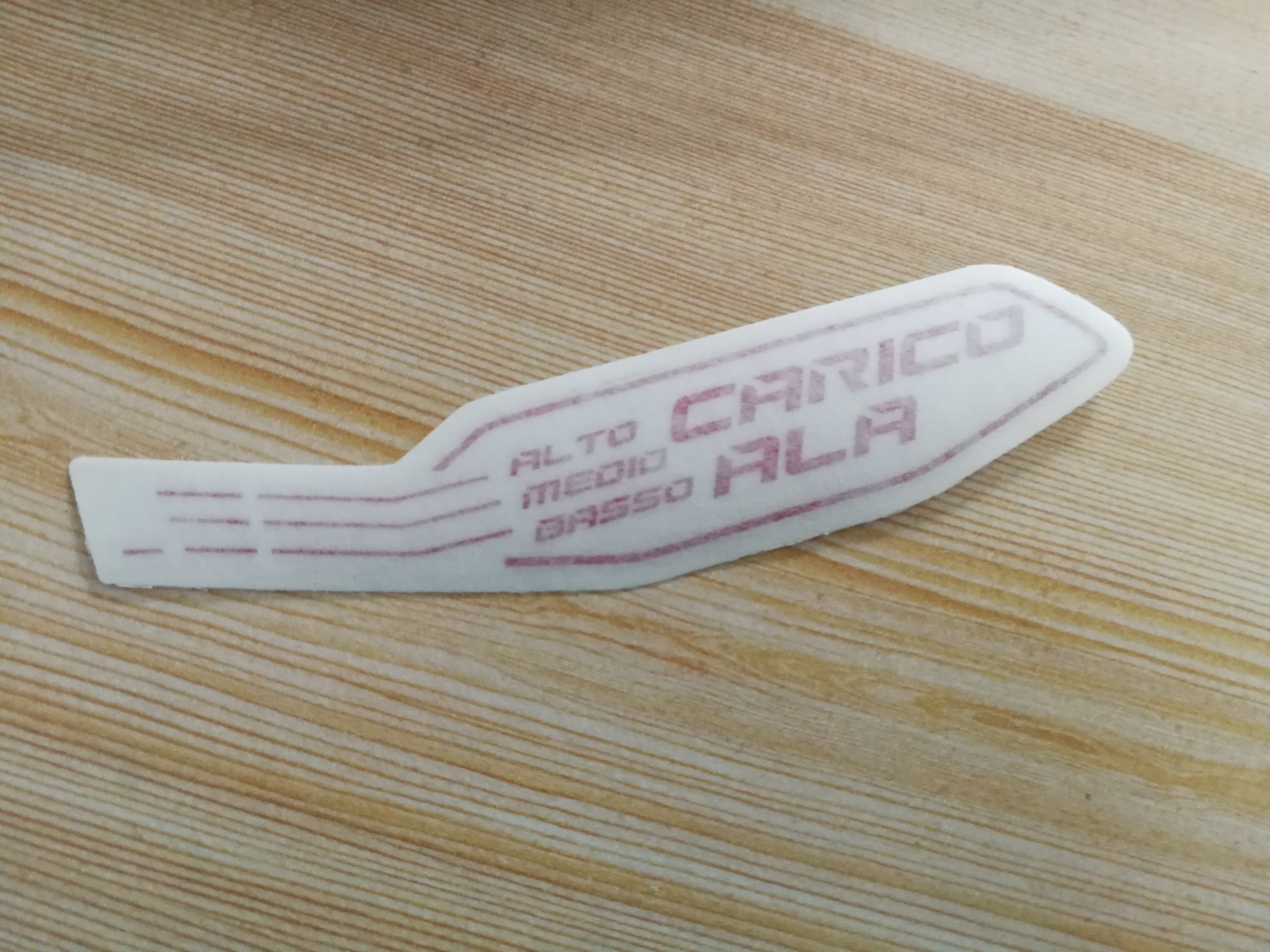 Lamborghini Aventador LP750-4 Upper Spoiler Stricker Right Badge Factory