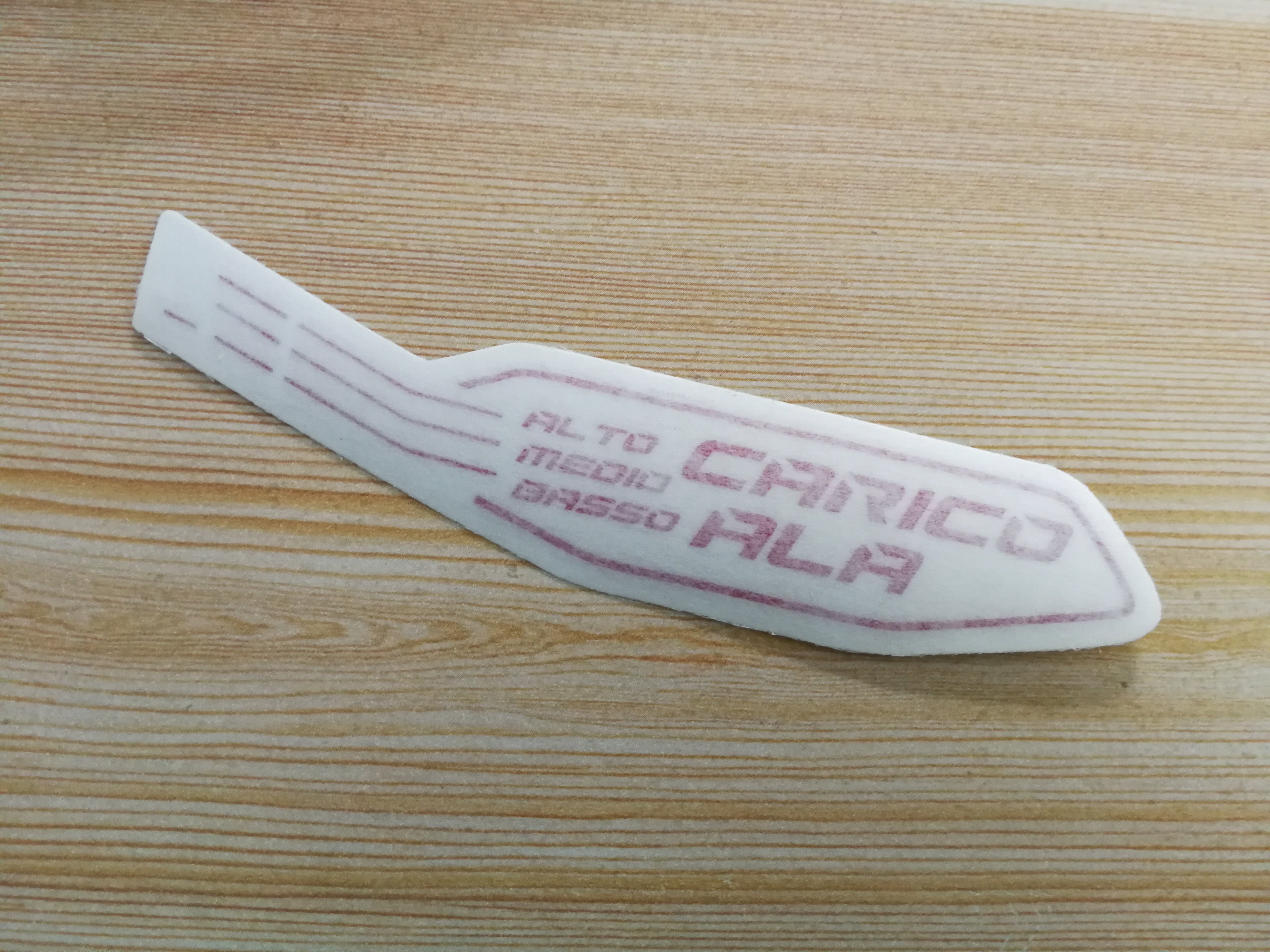 Lamborghini Aventador LP750-4 Upper Spoiler Stricker Right Badge Factory