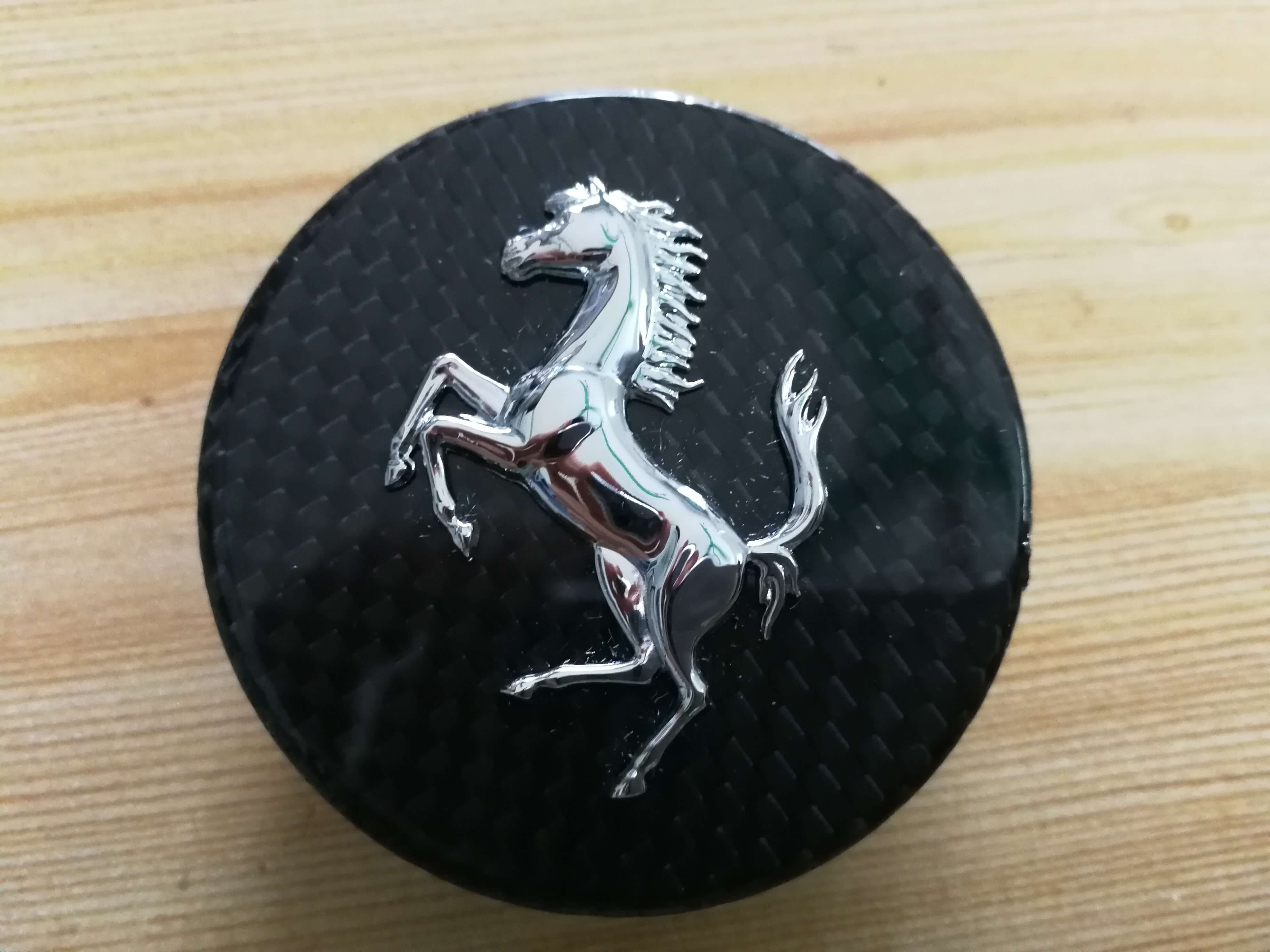 1X Ferrari F430 458 California 488 Carbon Fiber Wheel Hub Center Cap 281089 Italiaspares