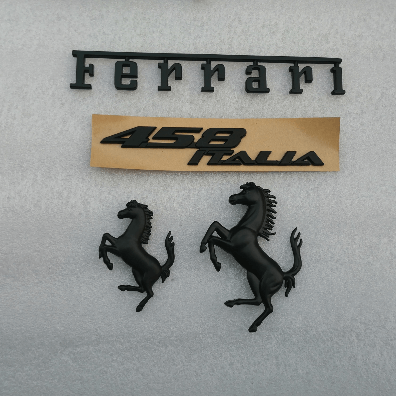 Ferrari 458 Italia Front & Rear Bumper Horse Badge Emblem Italiaspares