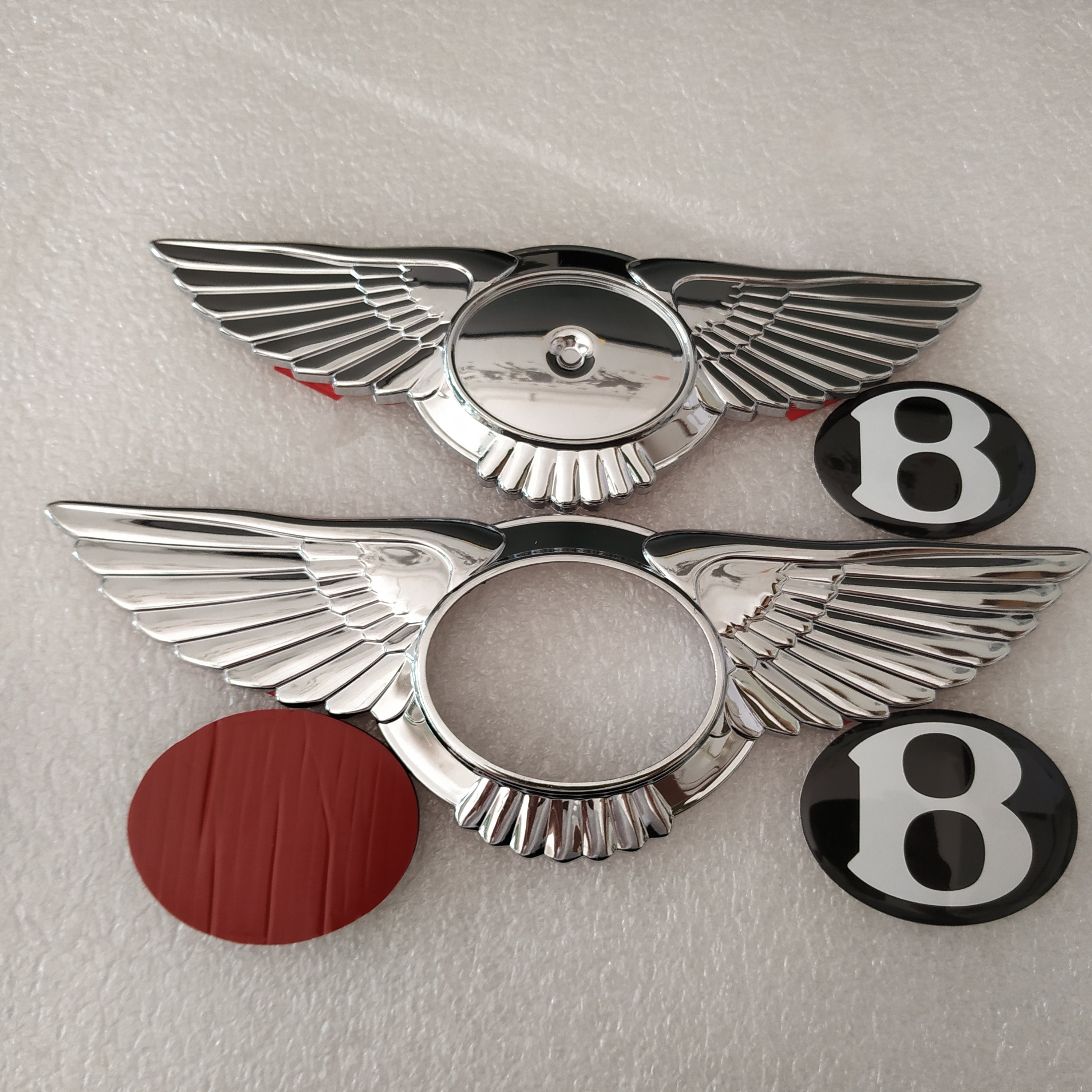 Bentley Continental GT GTC Flying Spur Front &Rear Grille Wing Badge Kit Modify Italiaspares