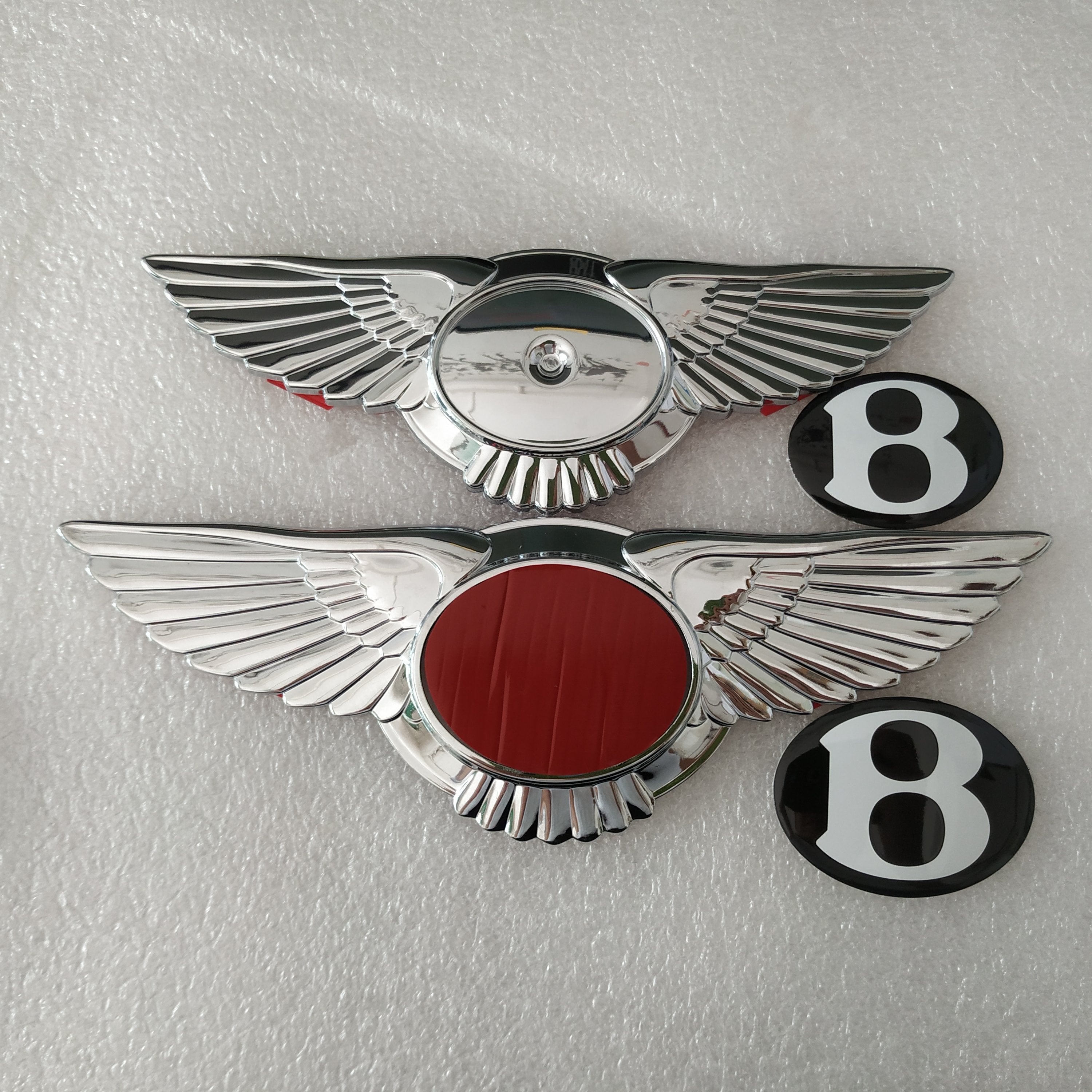 Bentley Continental GT GTC Flying Spur Front &Rear Grille Wing Badge Kit Modify Italiaspares
