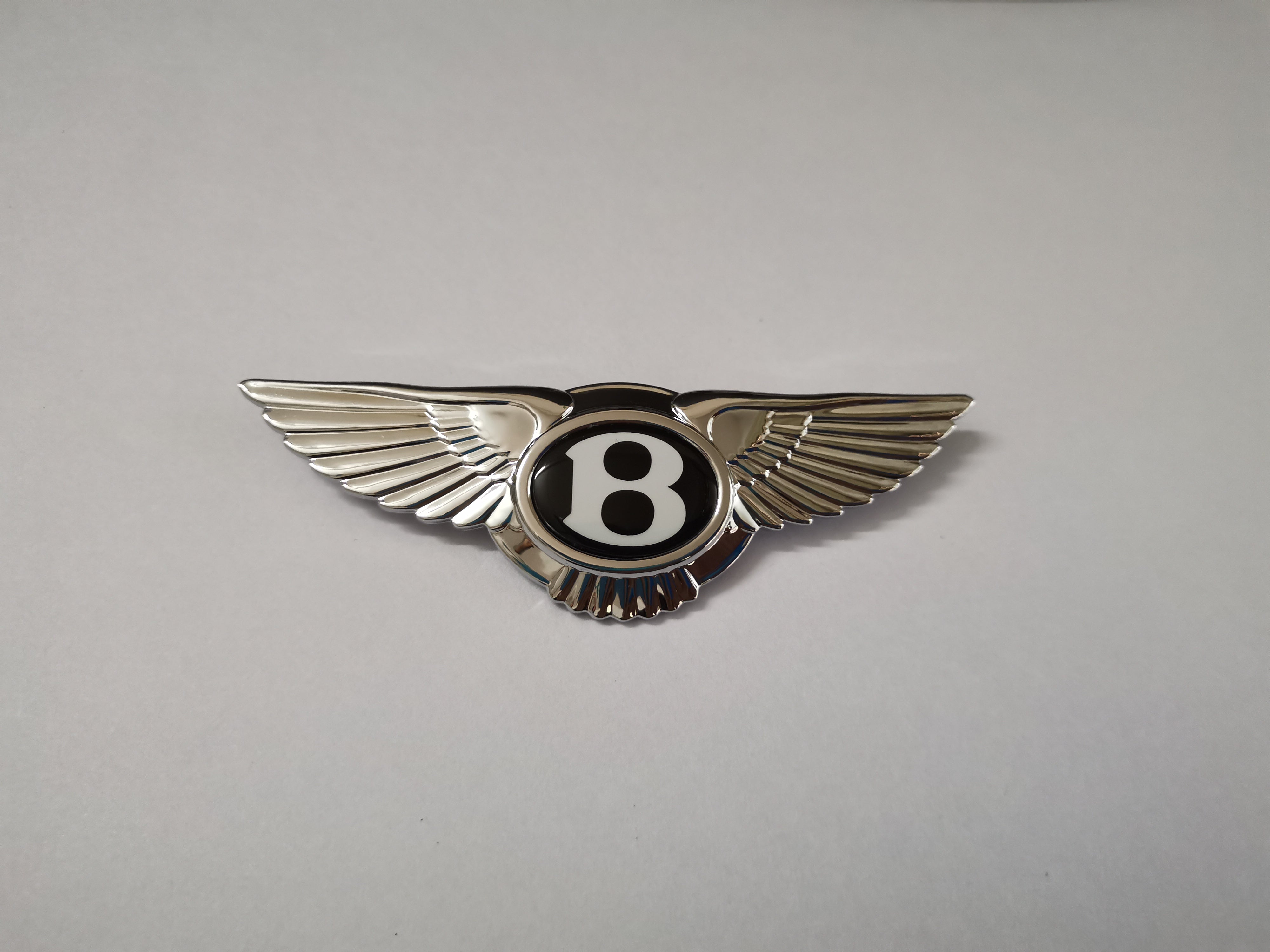 Bentley Emblem Badge Steering Wheel Airbag 91.1mmx29.4mm Italiaspares