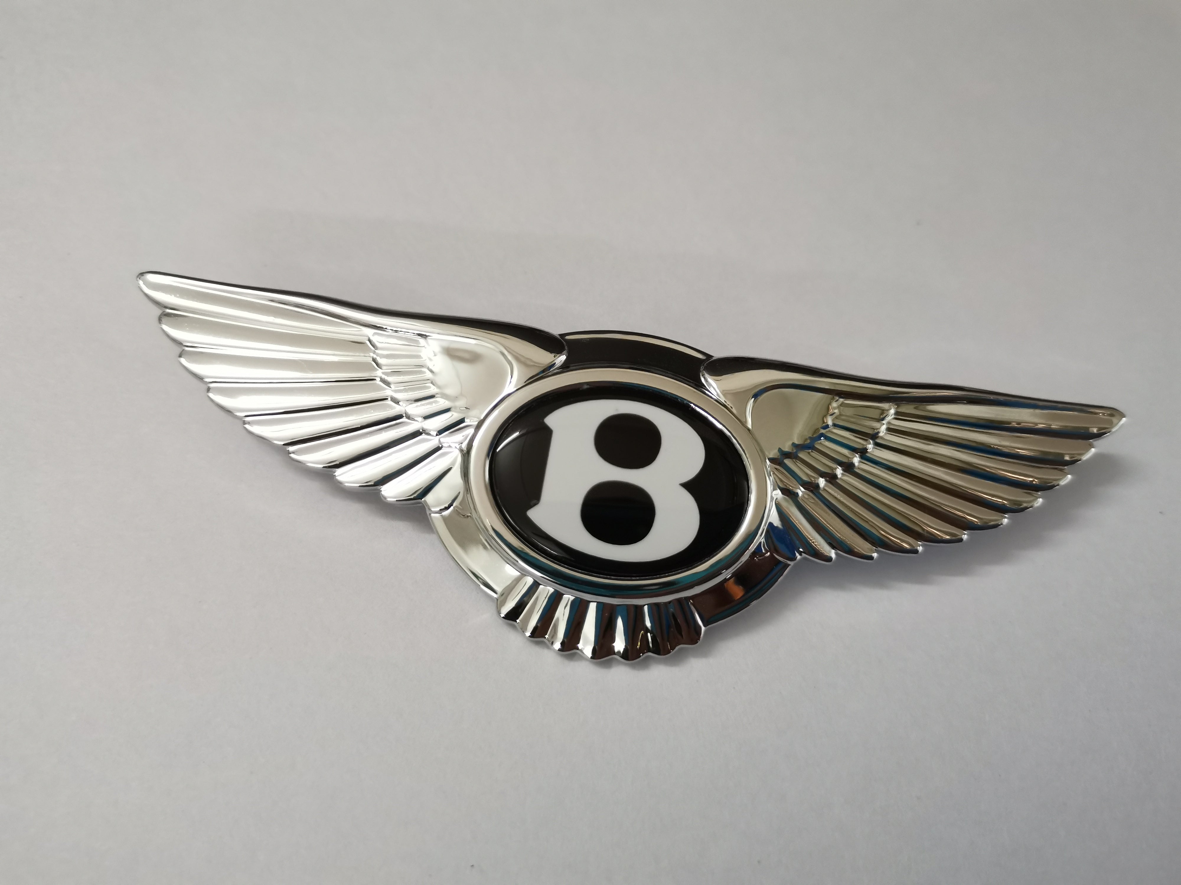 Bentley Emblem Badge Steering Wheel Airbag 91.1mmx29.4mm Italiaspares