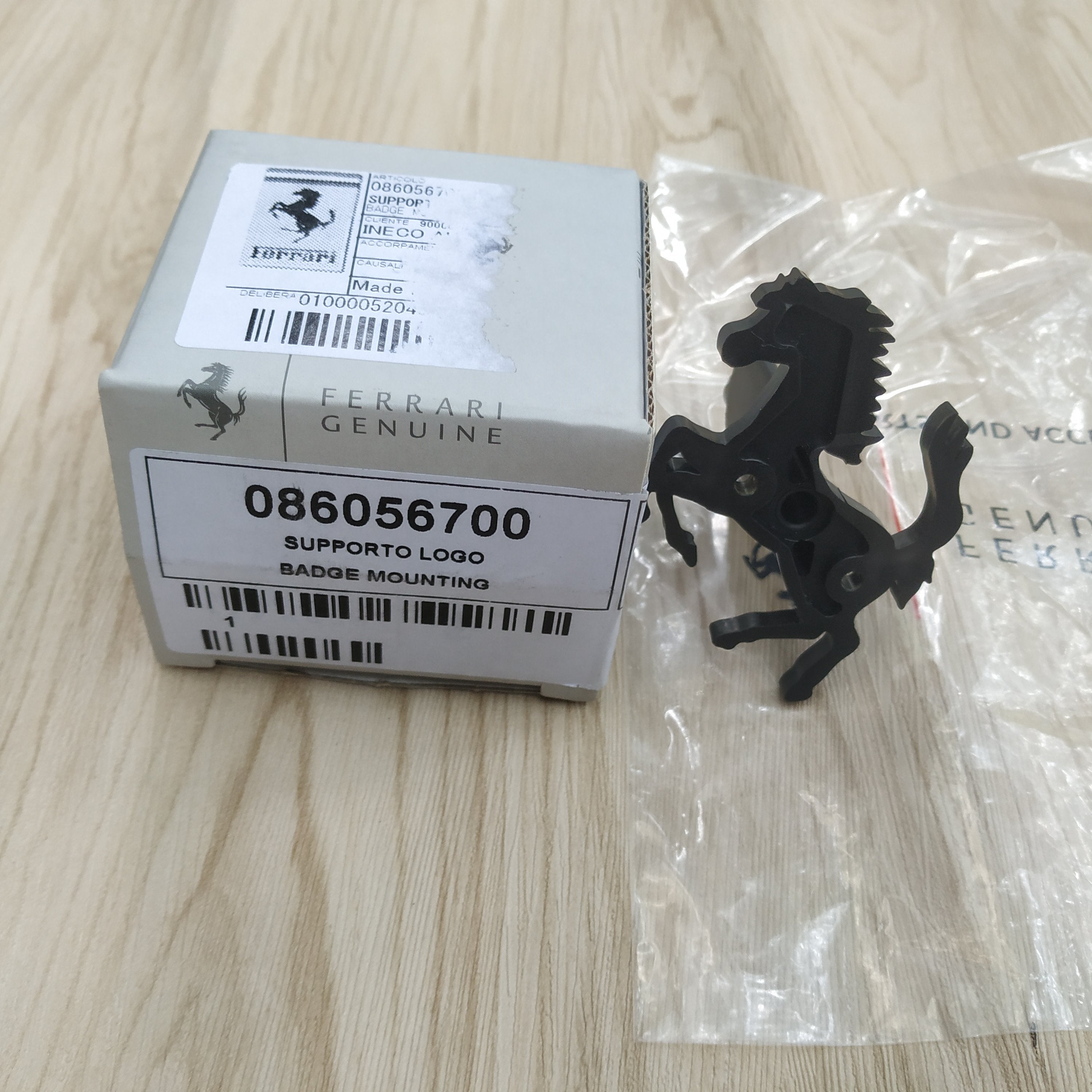 Genuine Ferrari 458 Speciale & A Front Bumper Badge Mounting 86056700 Factory