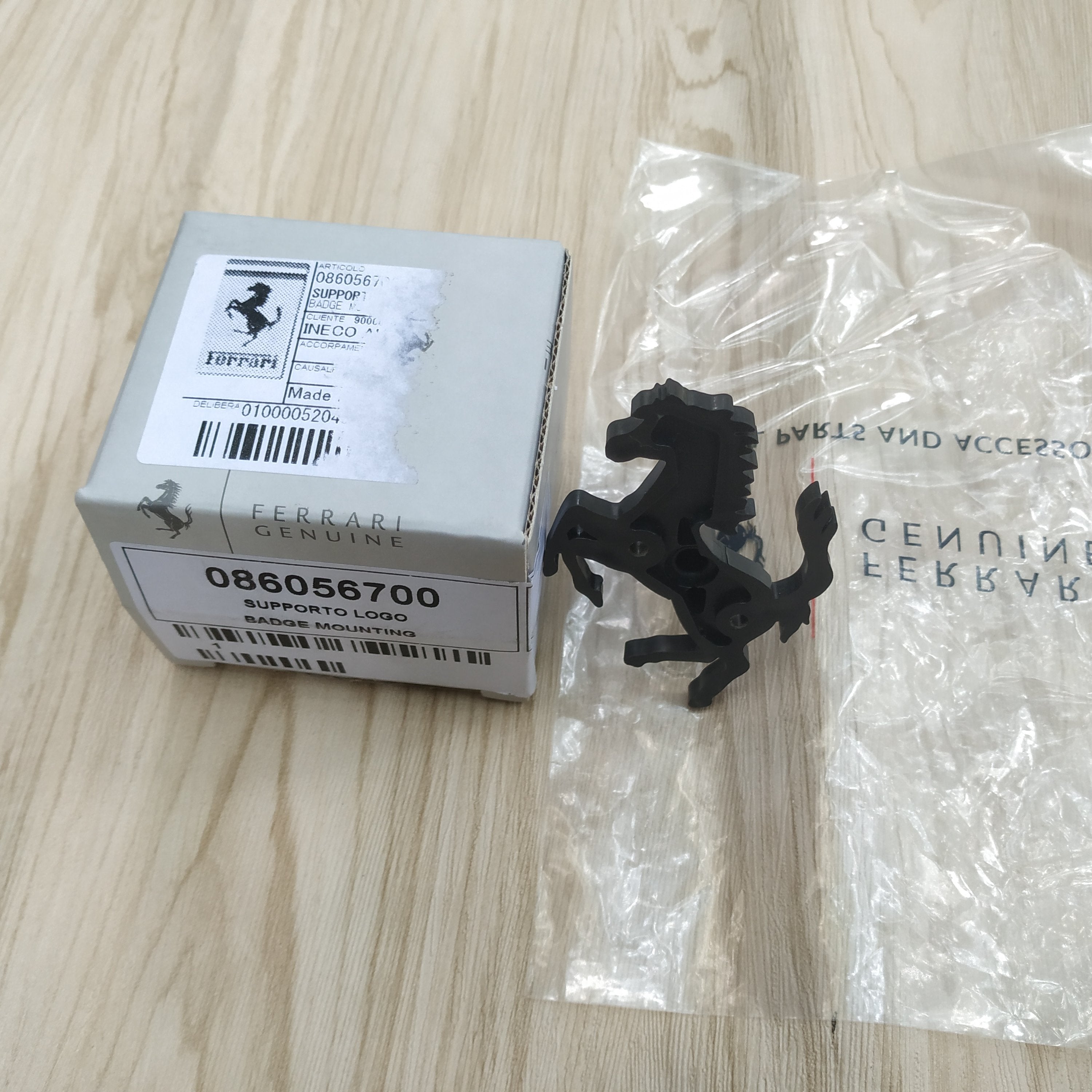 Genuine Ferrari 458 Speciale & A Front Bumper Badge Mounting 86056700 Factory