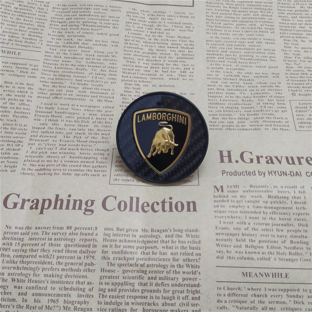 1XGenuine Lamborghini Aventador LP740 Carbon Fiber Wheel Hub Cap 470601259A Factory