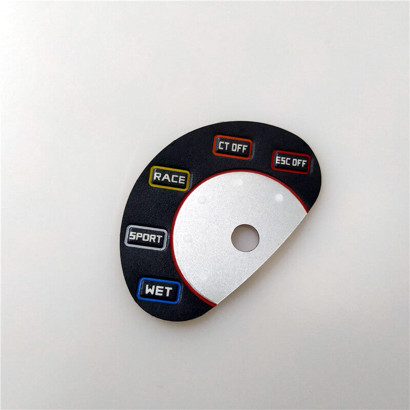 Ferrari 458 (2013+) F12 488 Steering Control Manettino Switch Sticker Italiaspares