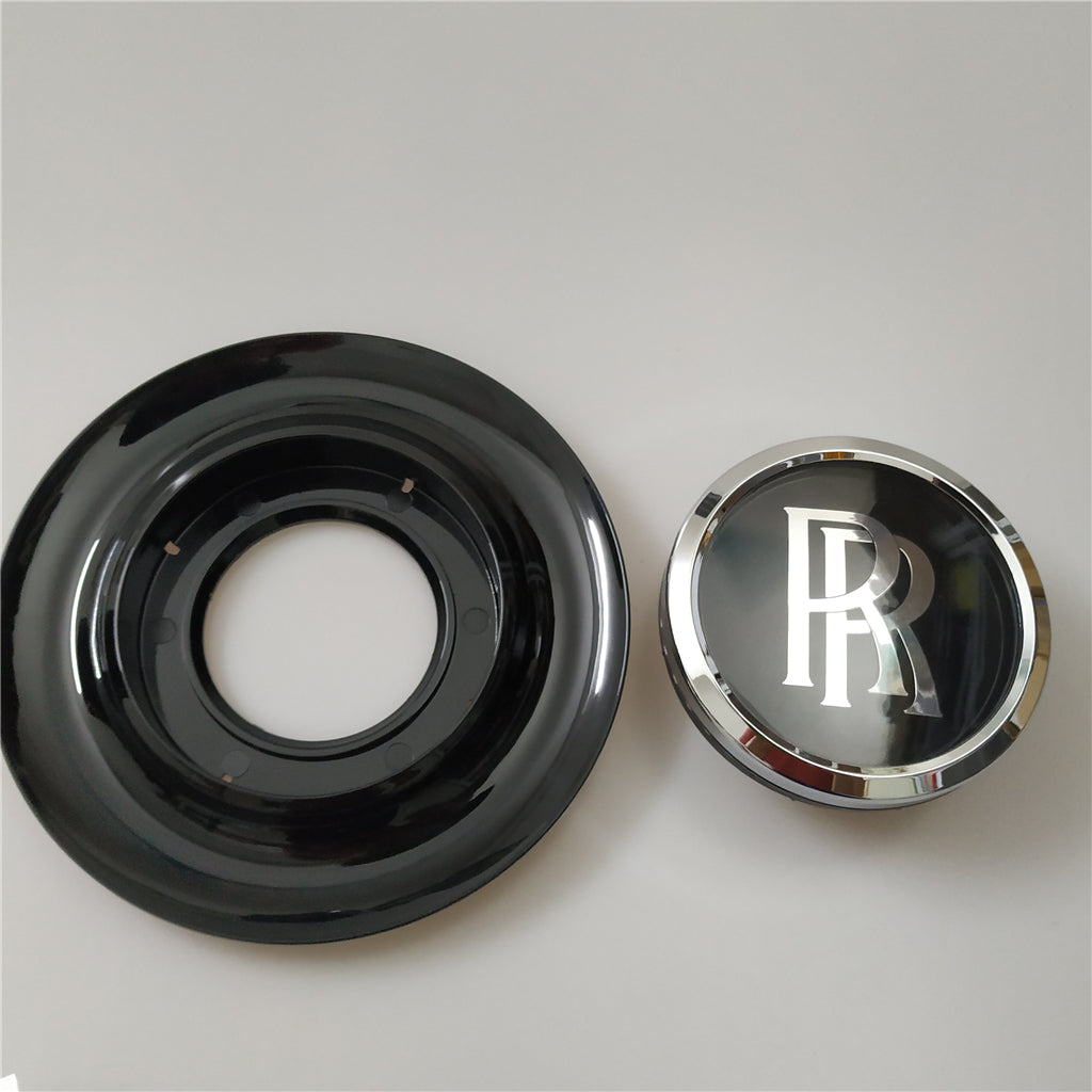 Rolls Royce Center Cap Bezel Black Ghost Dawn Wraith Wheel Modify Kit Italiaspares