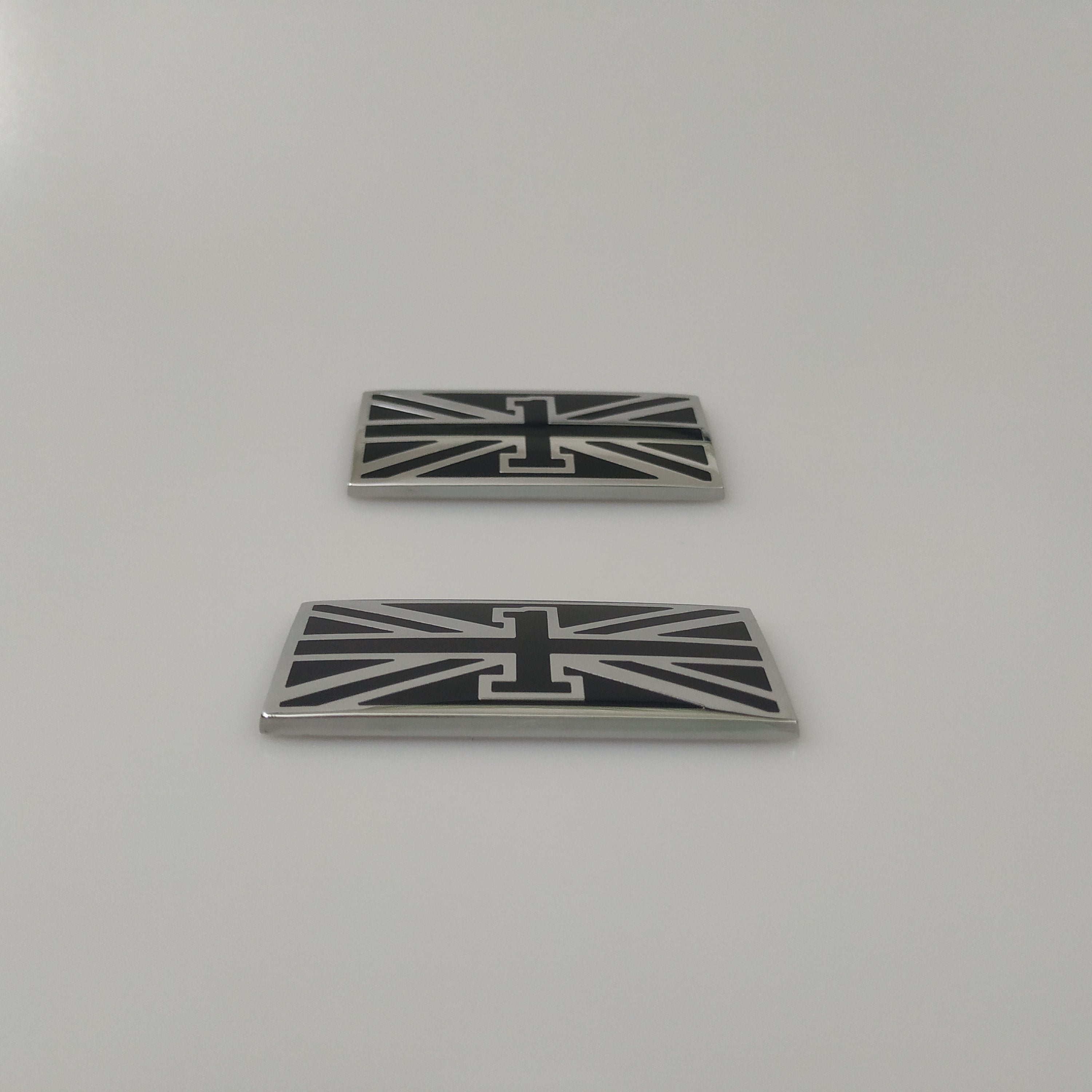 Bentley 6.0T W12 First Edition GT Britain Flag Badge Italiaspares