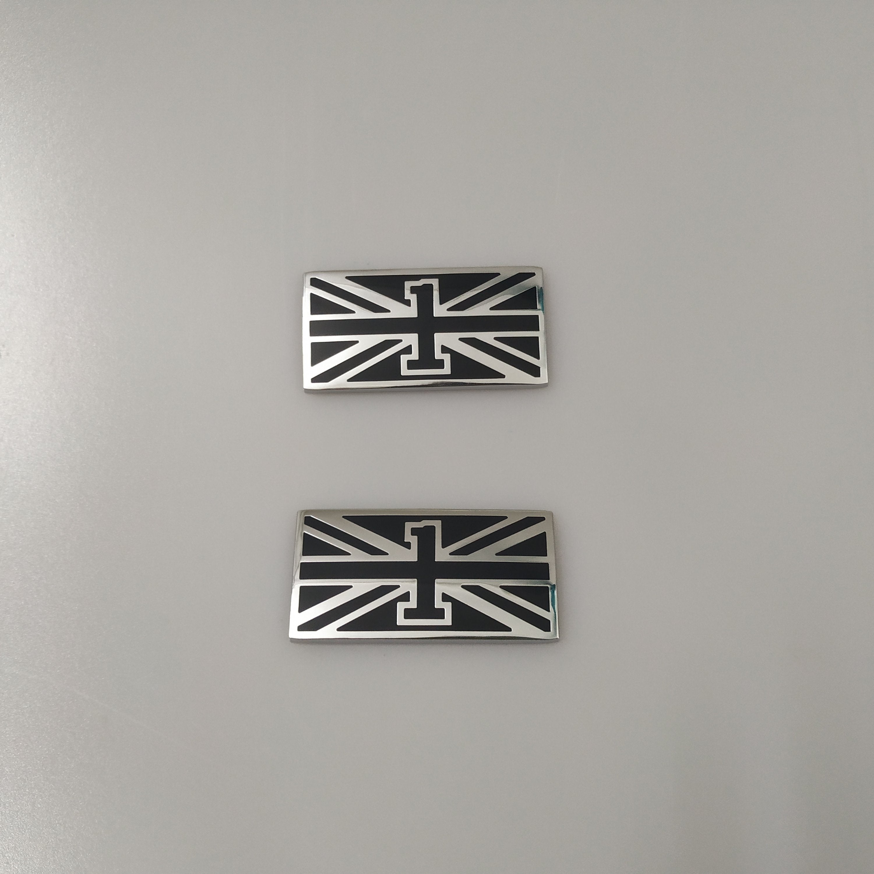 Bentley 6.0T W12 First Edition GT Britain Flag Badge Italiaspares