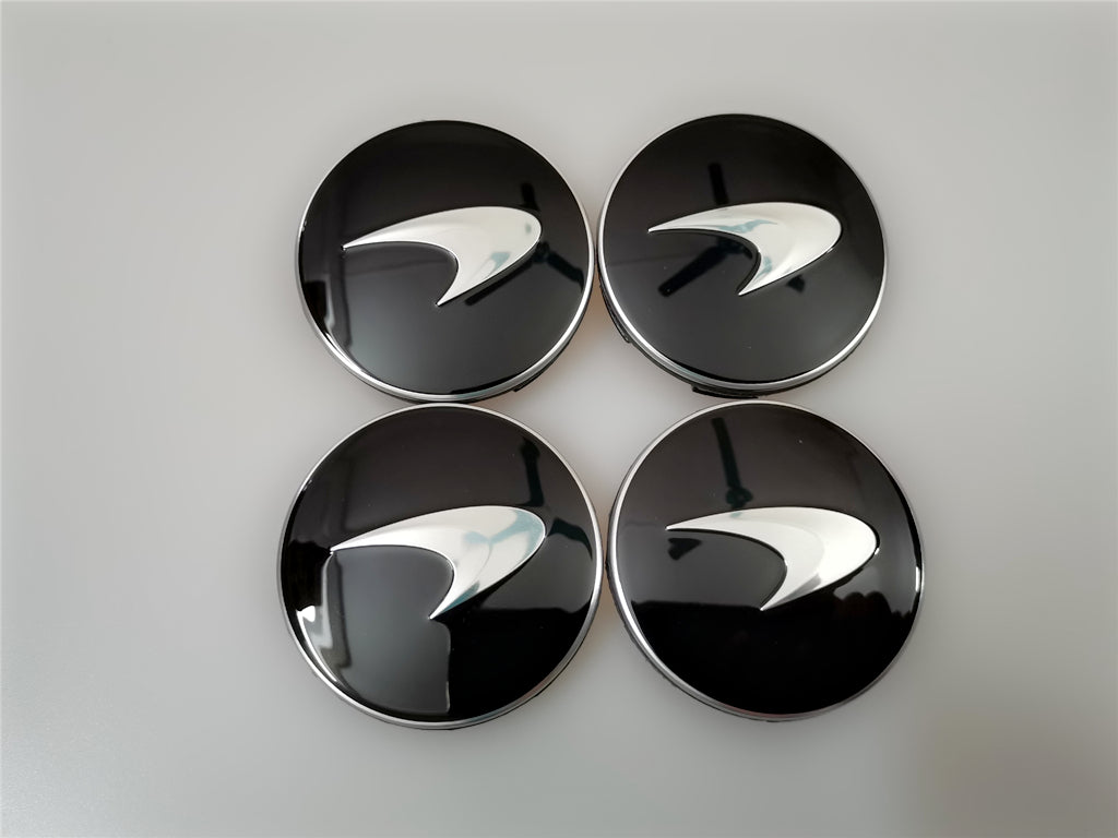 Genuine Mclaren 570s 600LT 720s Black Wheel Hub Cap Kit 13BA167CP Factory