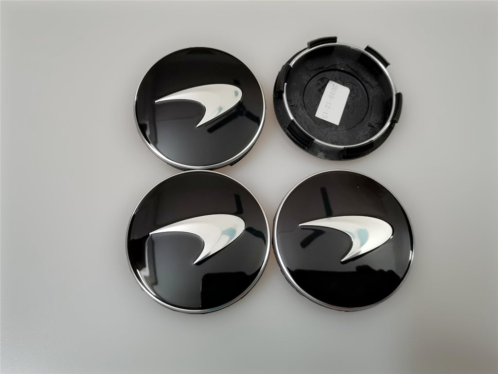 Genuine Mclaren 570s 600LT 720s Black Wheel Hub Cap Kit 13BA167CP Factory