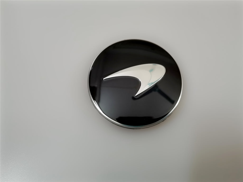 1X Genuine Mclaren 570s 600LT 720s Black Wheel Hub Cap 13BA167CP Factory