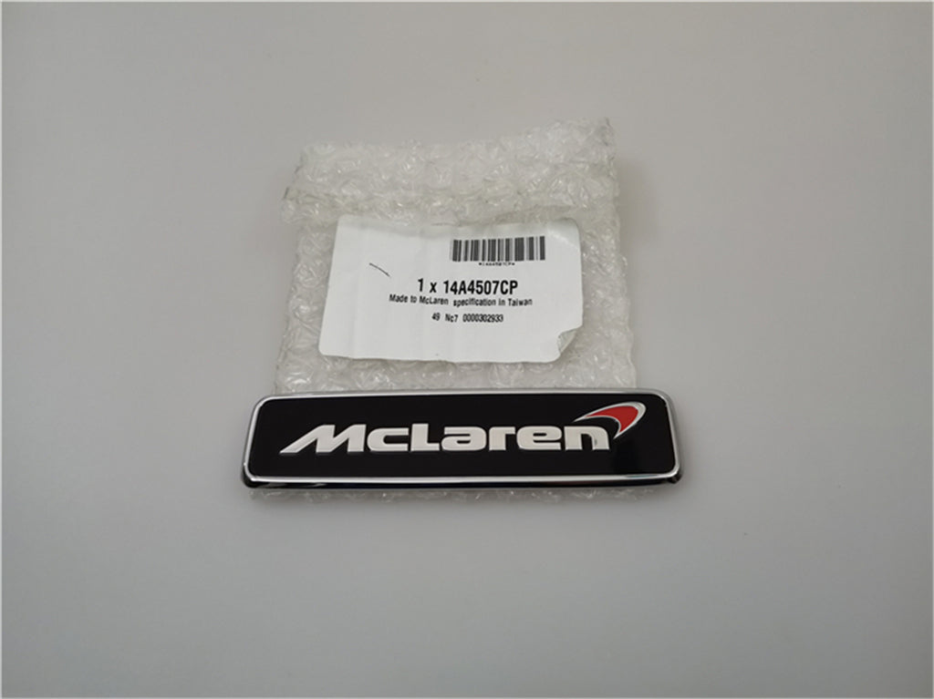 1XGenuine McLaren 720S GT Front Hood Chrome Emblem Badge 14A4507CP Factory