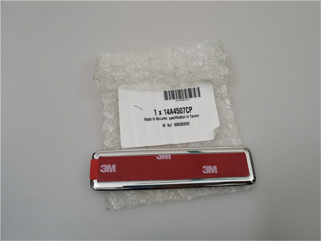 1XGenuine McLaren 720S GT Front Hood Chrome Emblem Badge 14A4507CP Factory