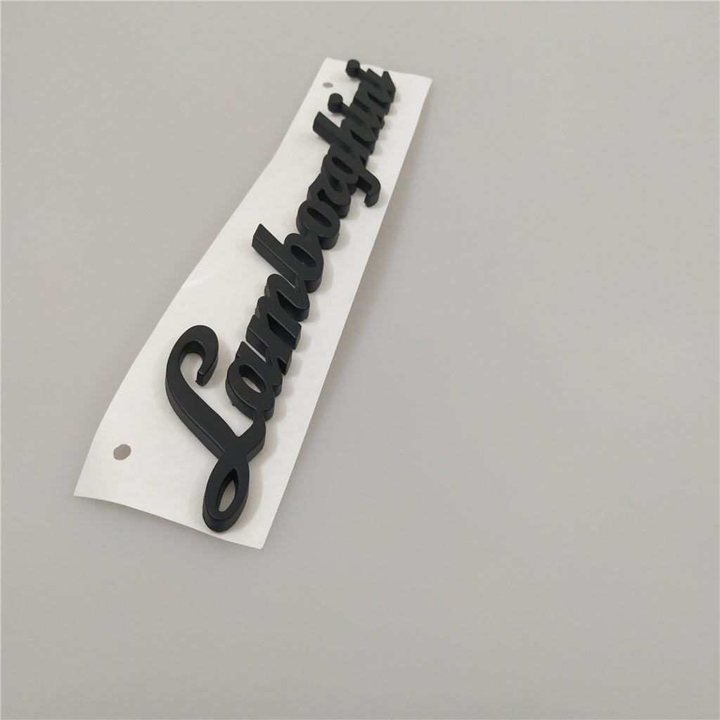 Lamborghini Aventador LP700 LP720 LP750 Rear Script Emblem Matte Black Italiaspares