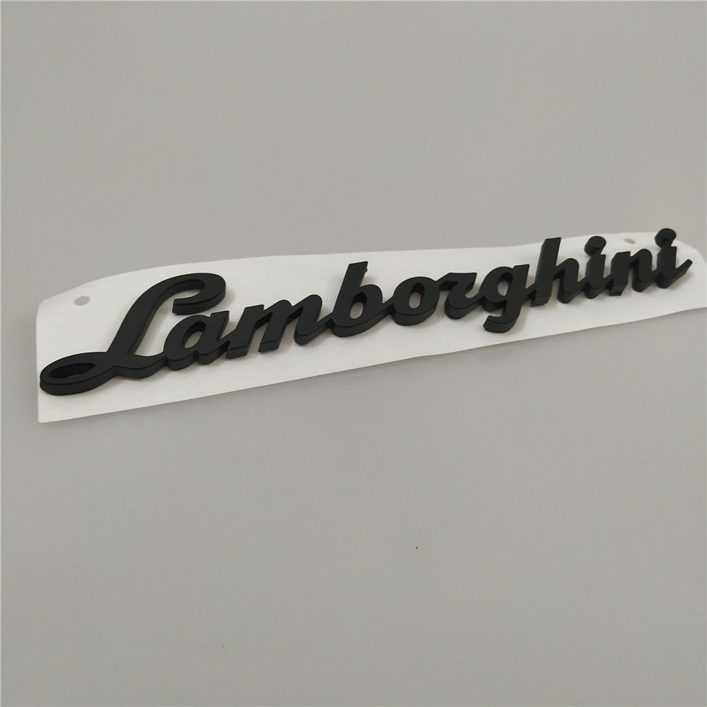 Lamborghini Aventador LP700 LP720 LP750 Rear Script Emblem Matte Black Italiaspares