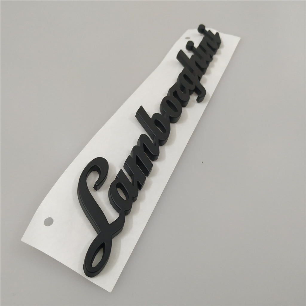 Lamborghini Aventador LP700 LP720 LP750 Rear Script Emblem Matte Black Italiaspares