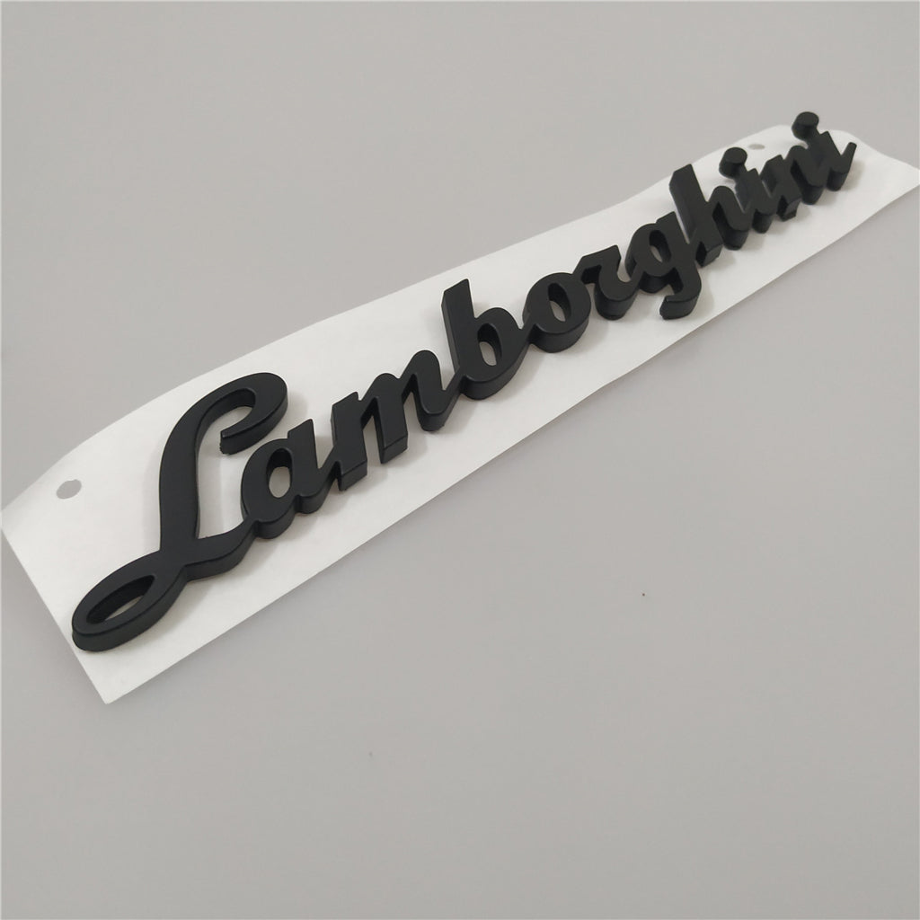 Lamborghini Aventador LP700 LP720 LP750 Rear Script Emblem Matte Black Italiaspares