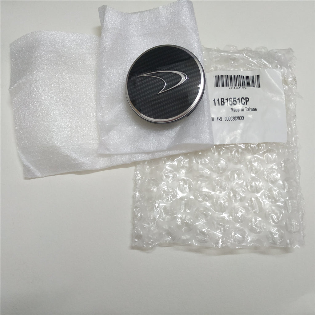 1X Genuine Mclaren MP4-12C 650s Black Carbon Fibre Wheel Hub Cap 11B1651CP Factory