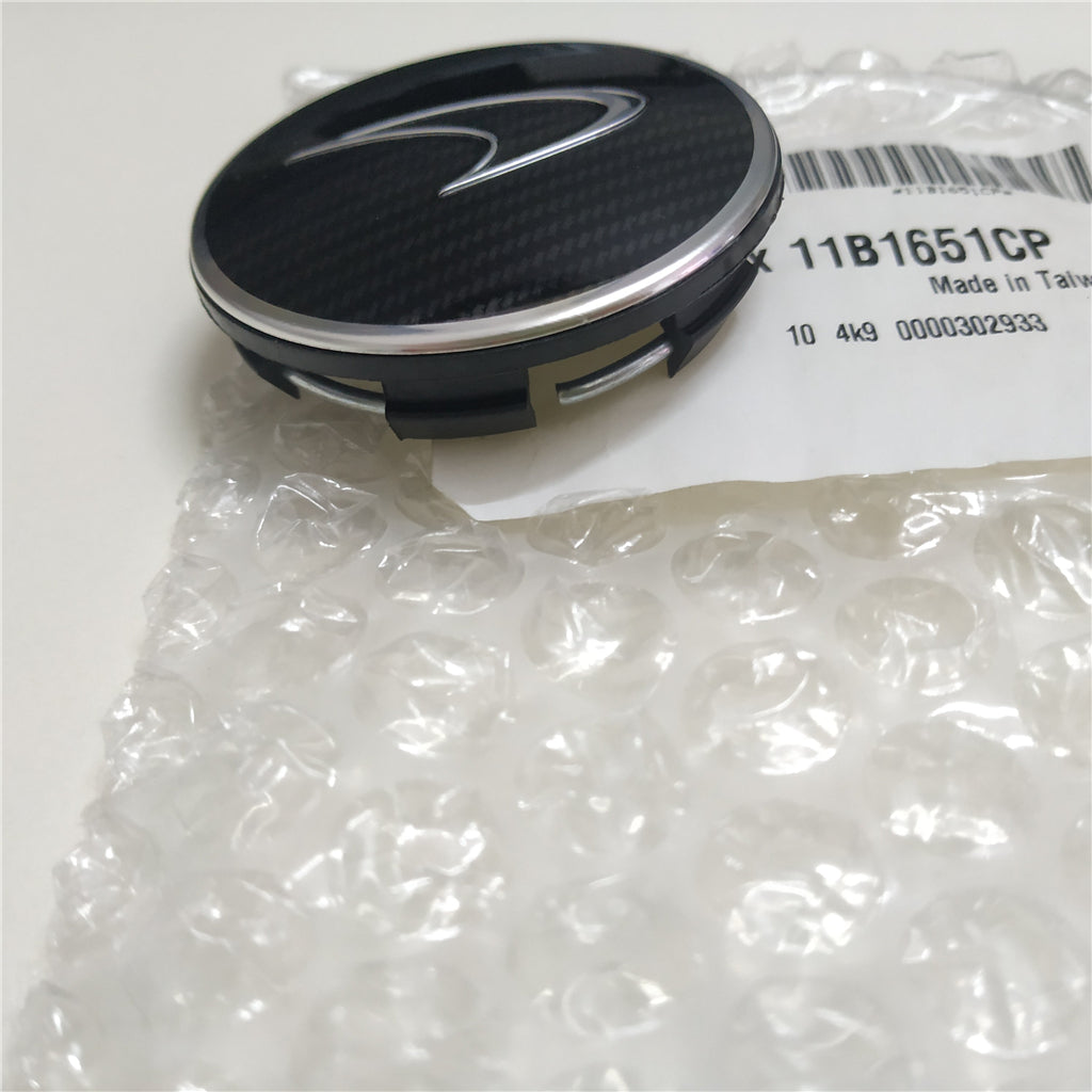 1X Genuine Mclaren MP4-12C 650s Black Carbon Fibre Wheel Hub Cap 11B1651CP Factory