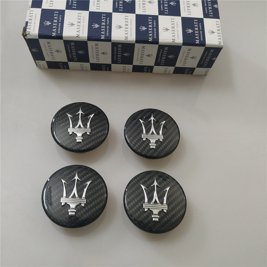 Maserati GranTurismo GranCabrio Carbon Fiber Wheel Center Cap Modify Kit Italiaspares