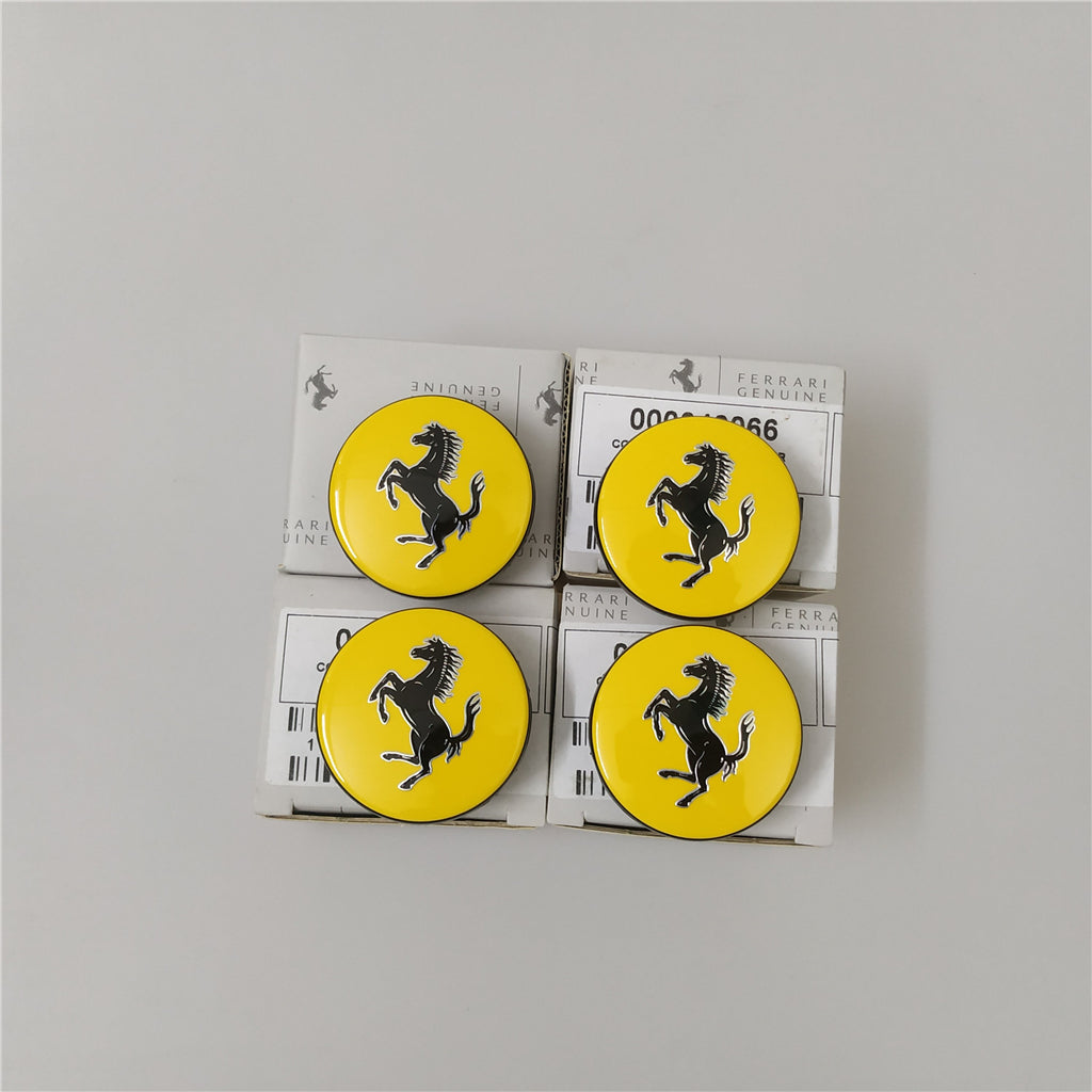 Genuine Ferrari f12 812 488 458 430 Yellow Wheel Center Cap Kit 340066#226245 Factory
