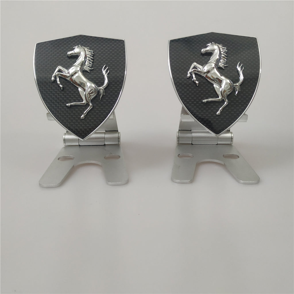 Ferrari F12 Berlinetta Carbon Fiber Shield badge &Flag&Horse &Wheel Caps Italiaspares