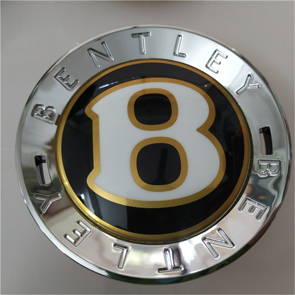 Genuine Bentley Center Cap Set Of 4 Anniversary Edition Black 3Y0601159G Factory