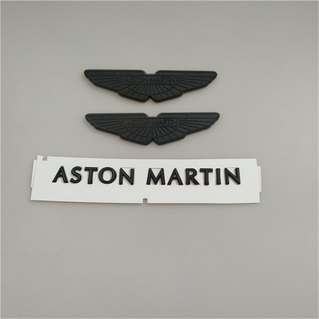 Aston Martin DB11 Bonnet/Boot Black Chrome Badge & Rear Badge Italiaspares