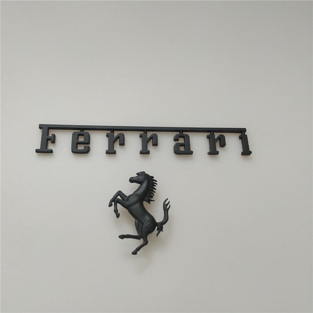 Ferrari F8 Italy badge&Rear Horse Badge Script Italiaspares