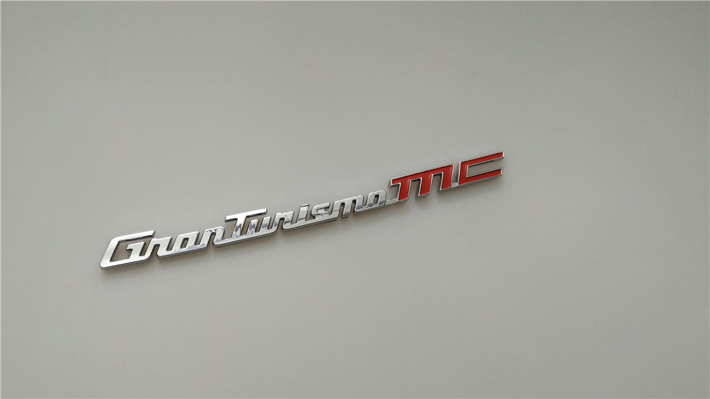 Maserati Granturismo MC Rear Badge&Flag Skirt Badge &Carbon Fiber Wheel Caps Kit Italiaspares
